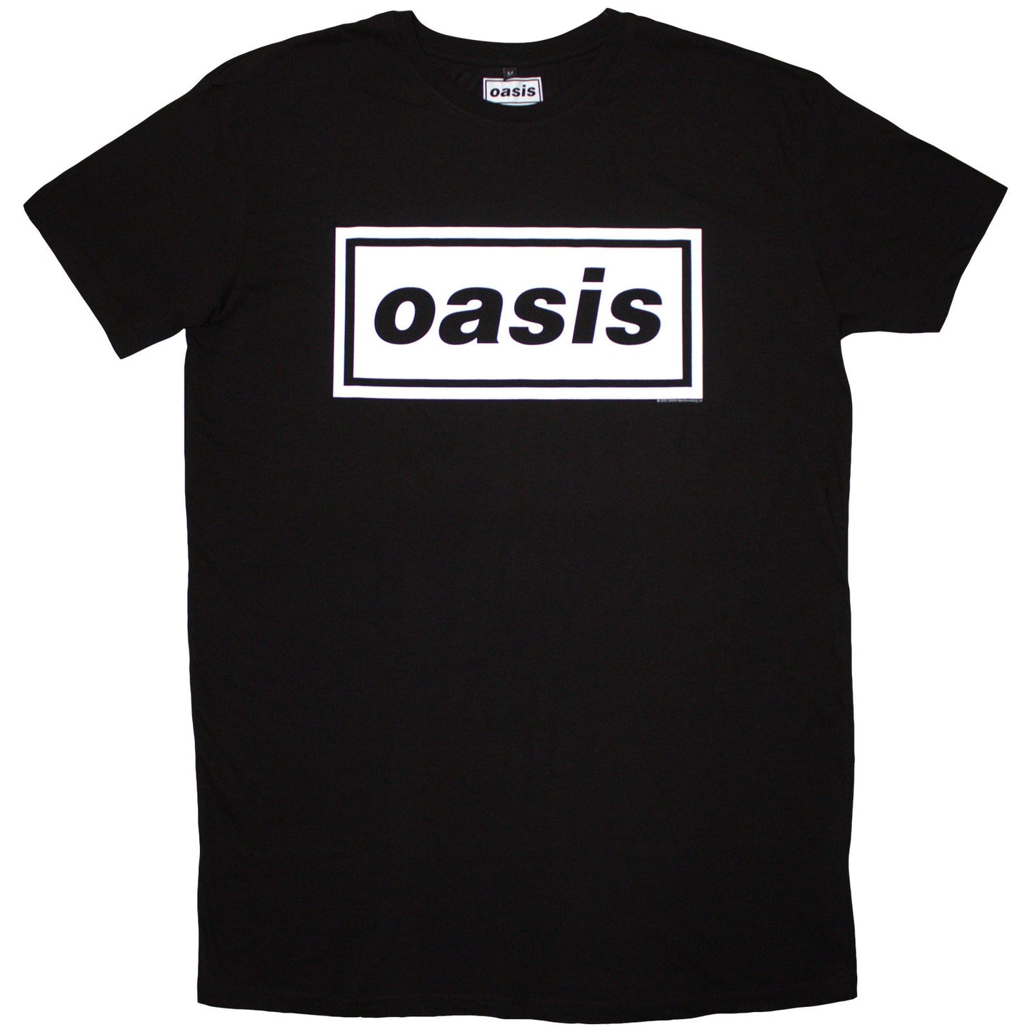 OASIS - DECCA LOGO - T-Shirt Dress Black