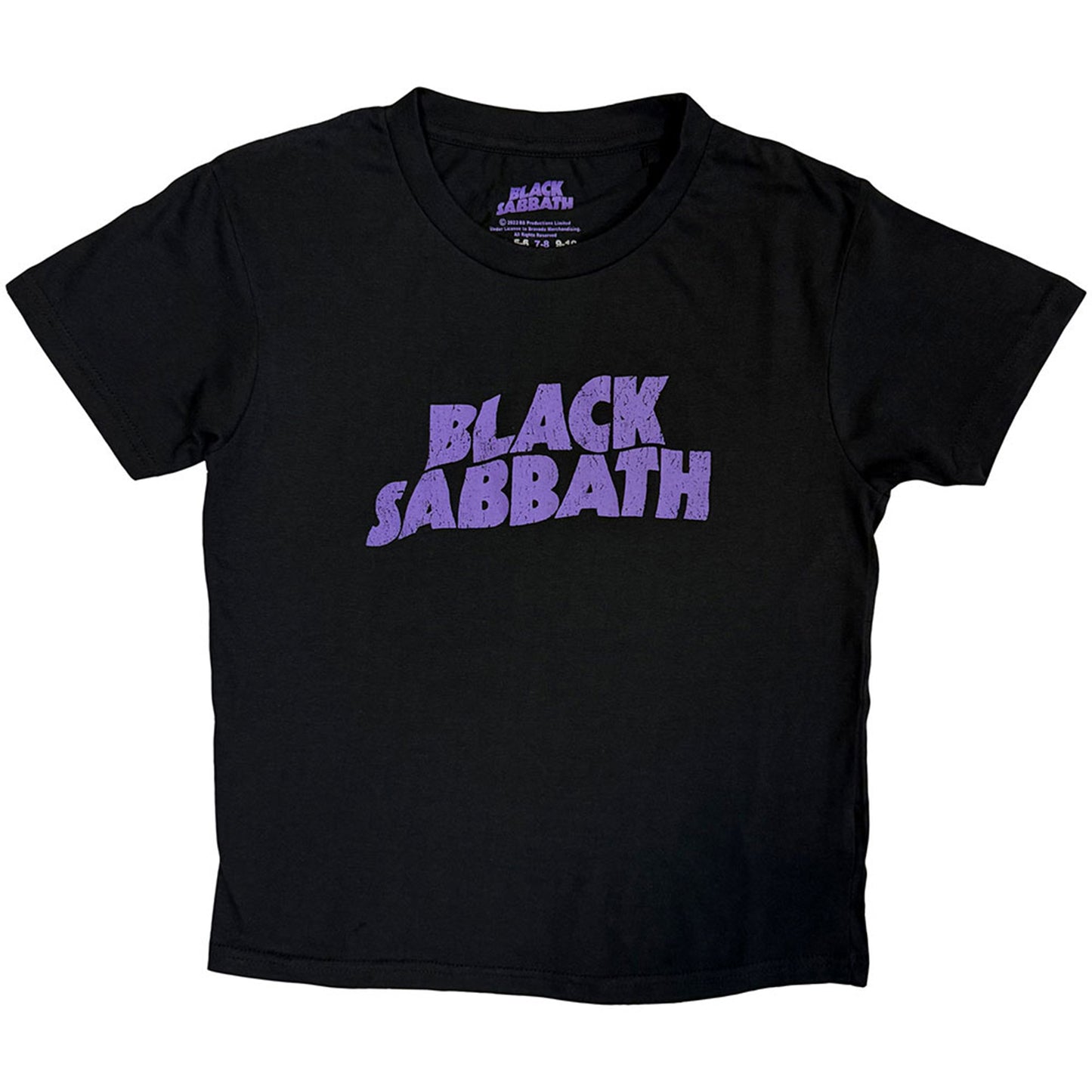 BLACK SABBATH - WAVY LOGO - T-Shirt Black