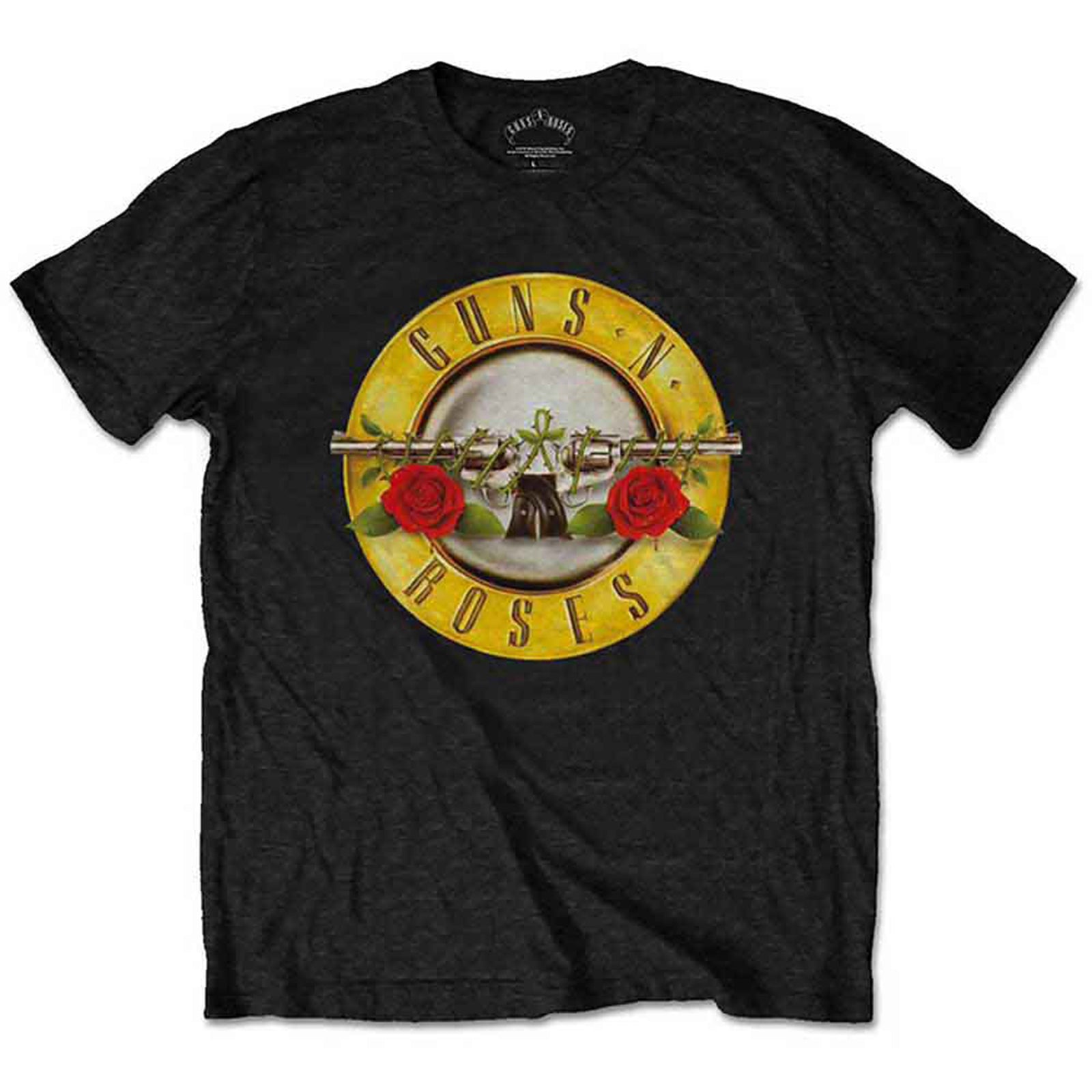 GUNS N ROSES - CLASSIC LOGO - T-Shirt Black