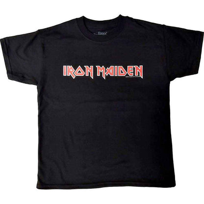 IRON MAIDEN - LOGO - T-Shirt Black
