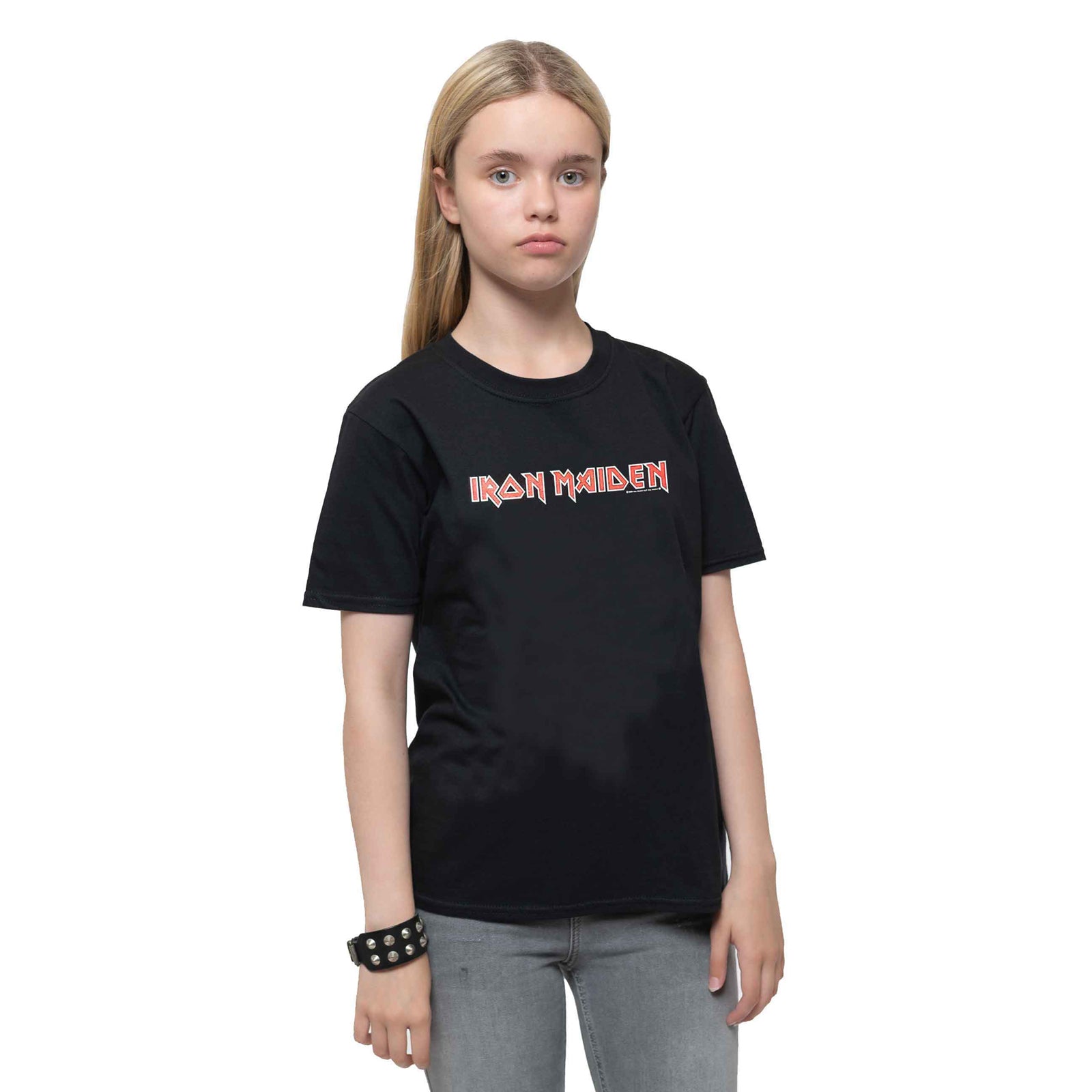 IRON MAIDEN - LOGO - T-Shirt Black