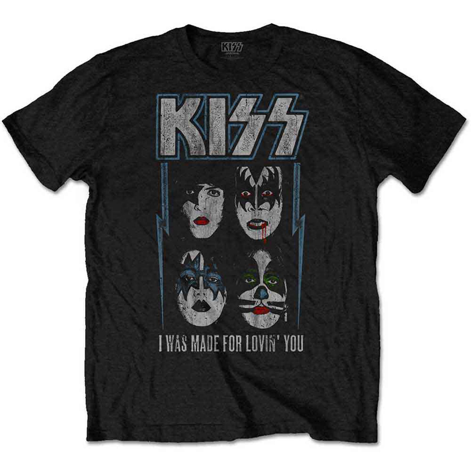 KISS - MADE FOR LOVIN' YOU - T-Shirt Black