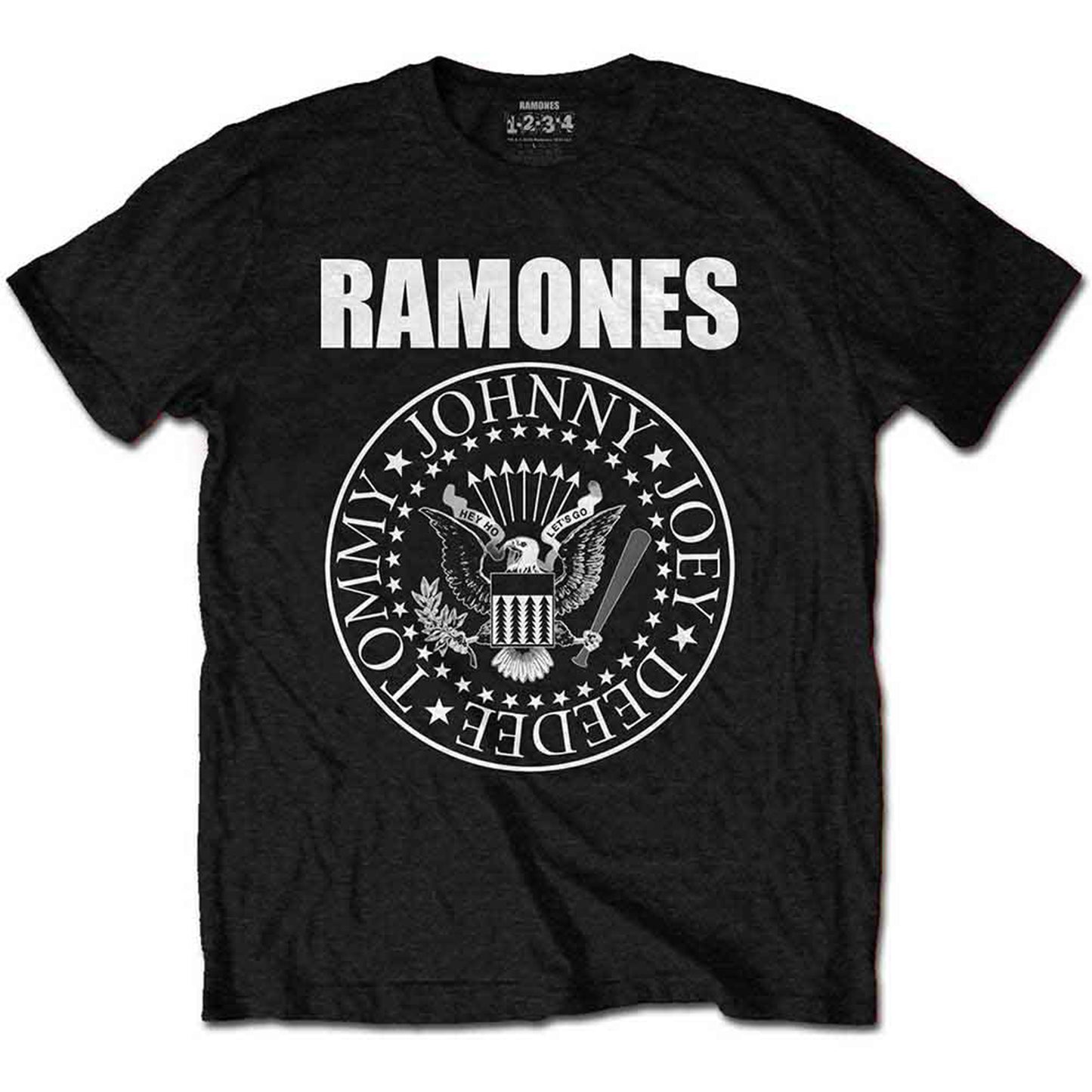 RAMONES - PRESIDENTIAL SEAL - T-Shirt Black