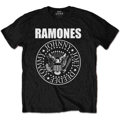 RAMONES - PRESIDENTIAL SEAL - T-Shirt Black
