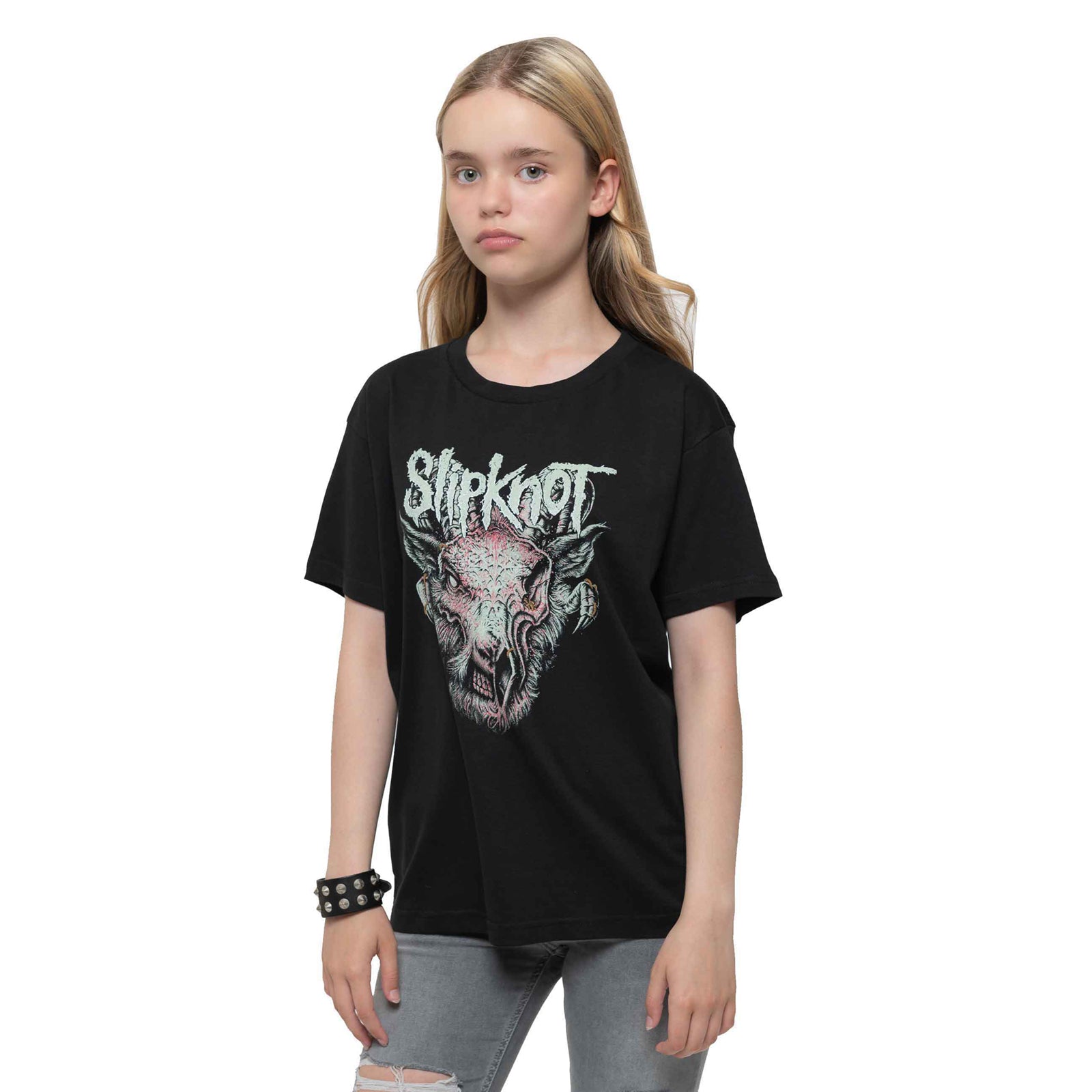 SLIPKNOT - INFECTED GOAT - T-Shirt Black (Back Print)
