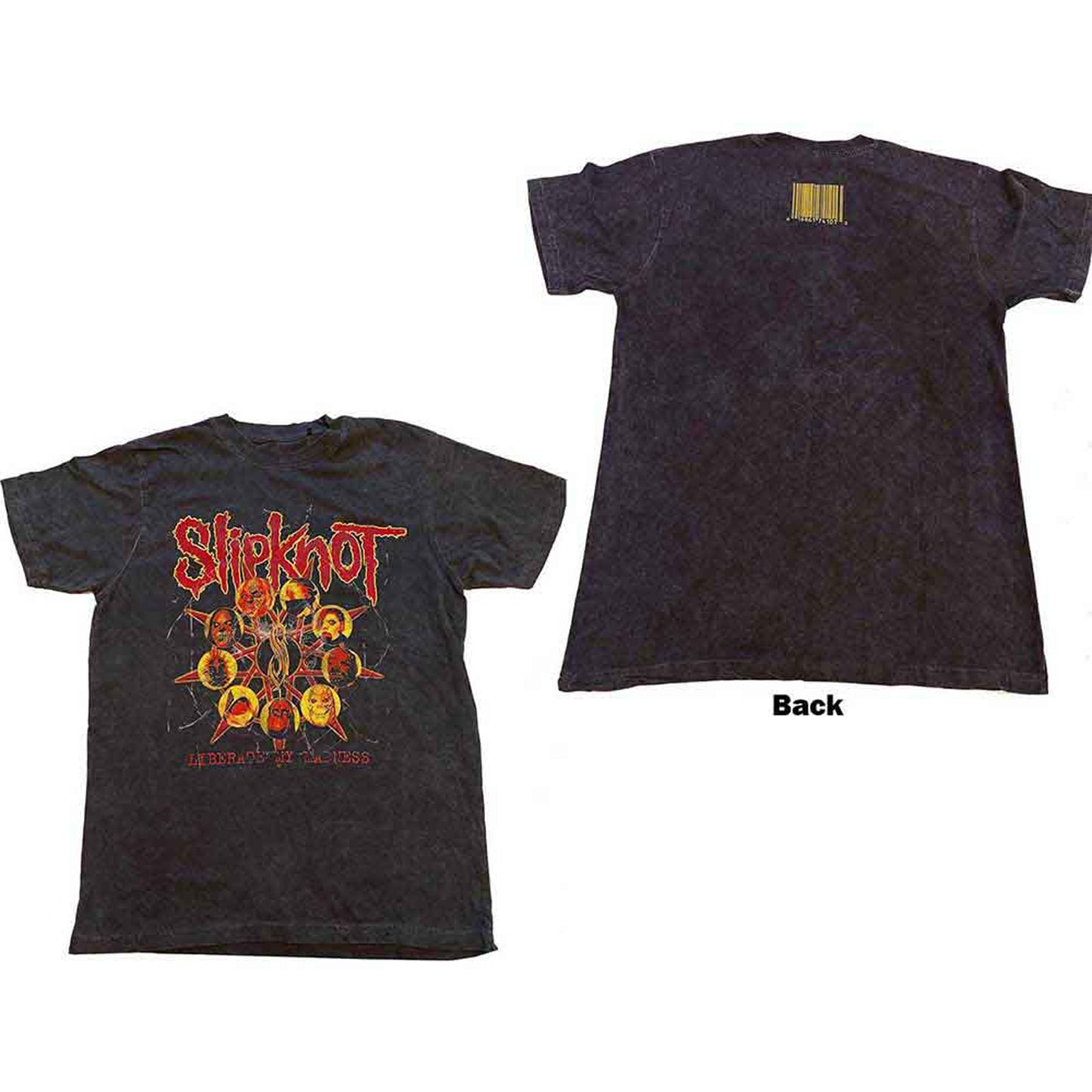 SLIPKNOT - LIBERATE - T-Shirt Black (Back Print & Wash Collection)