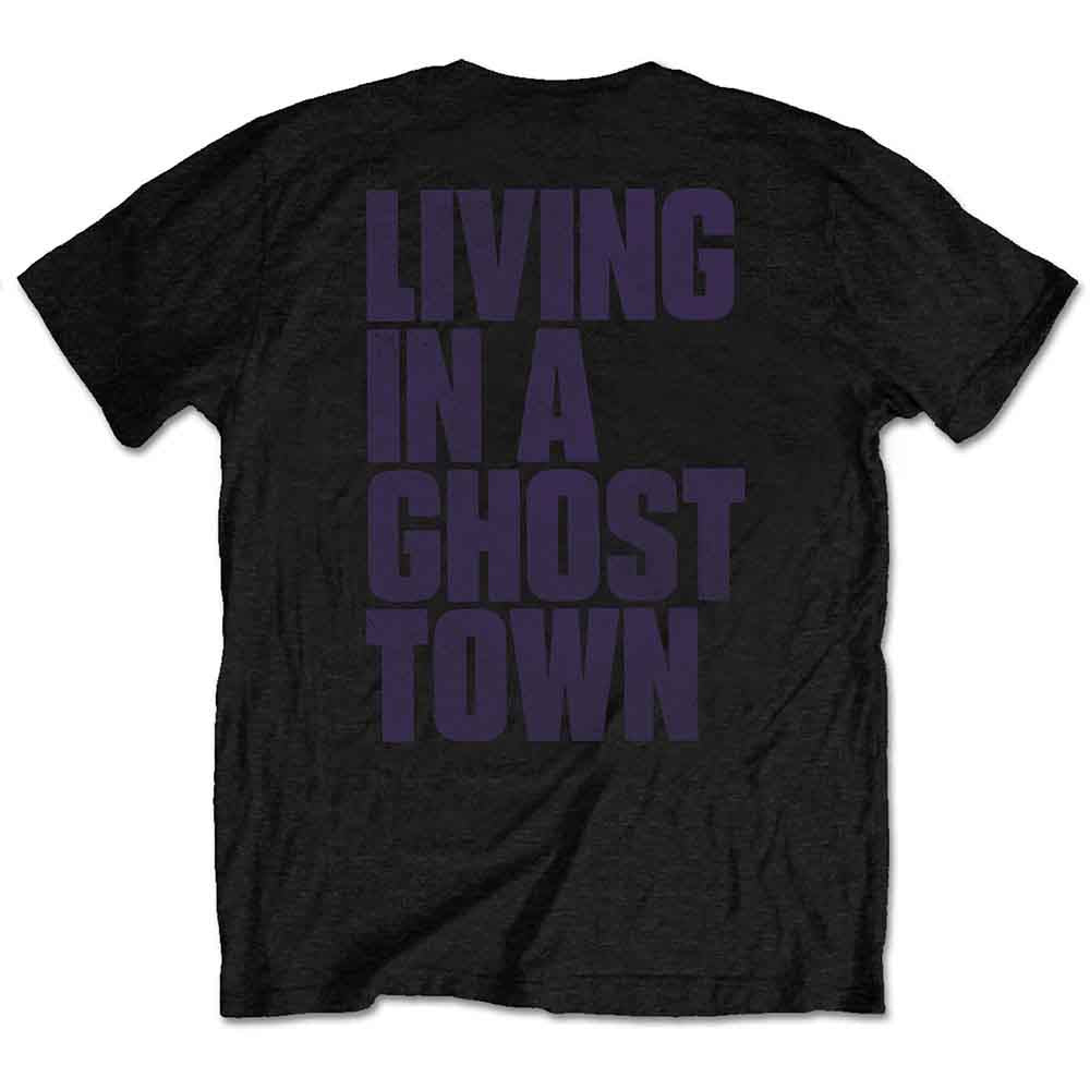 THE ROLLING STONES - GHOST TOWN DISTRESSED - T-Shirt Black