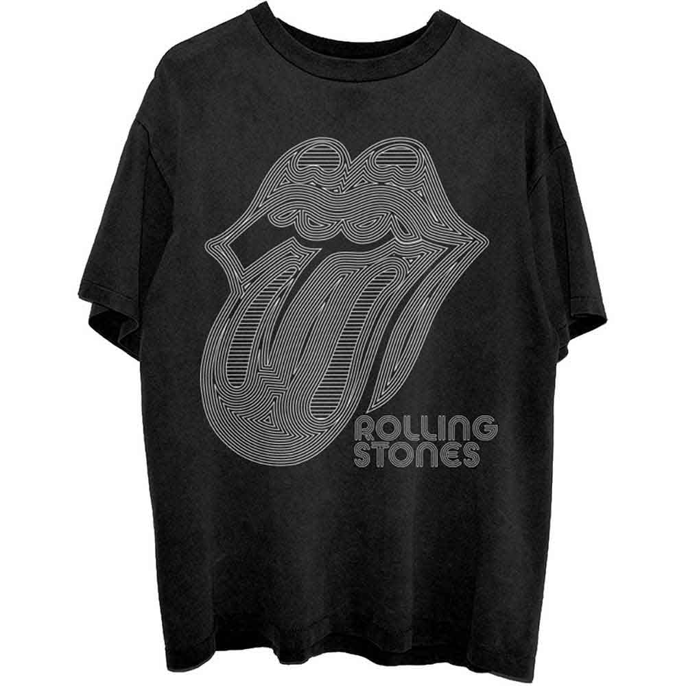 THE ROLLING STONES - HOLOGRAPHIC TONGUE - T-Shirt Black