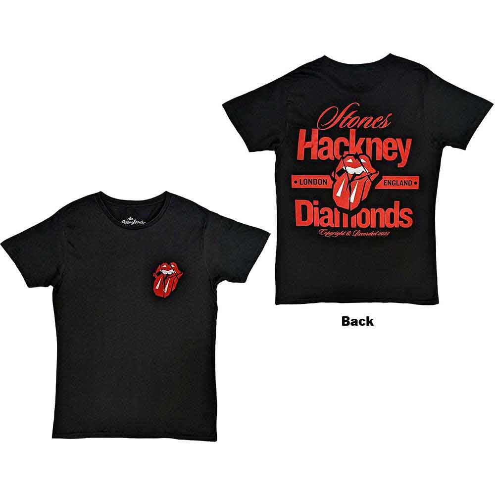 THE ROLLING STONES - HACKNEY DIAMONDS HACKNEY LONDON - T-Shirt Black