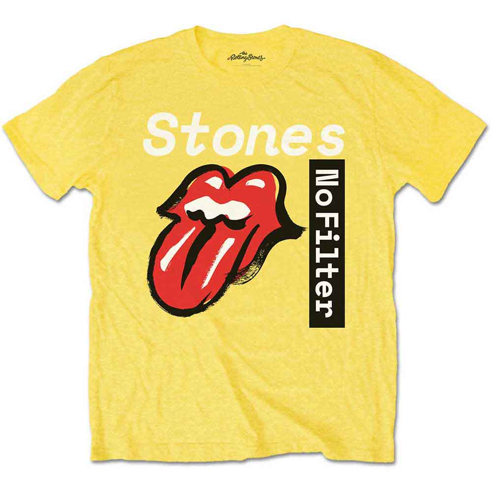 THE ROLLING STONES - NO FILTER TEXT - Kids T-Shirt Yellow