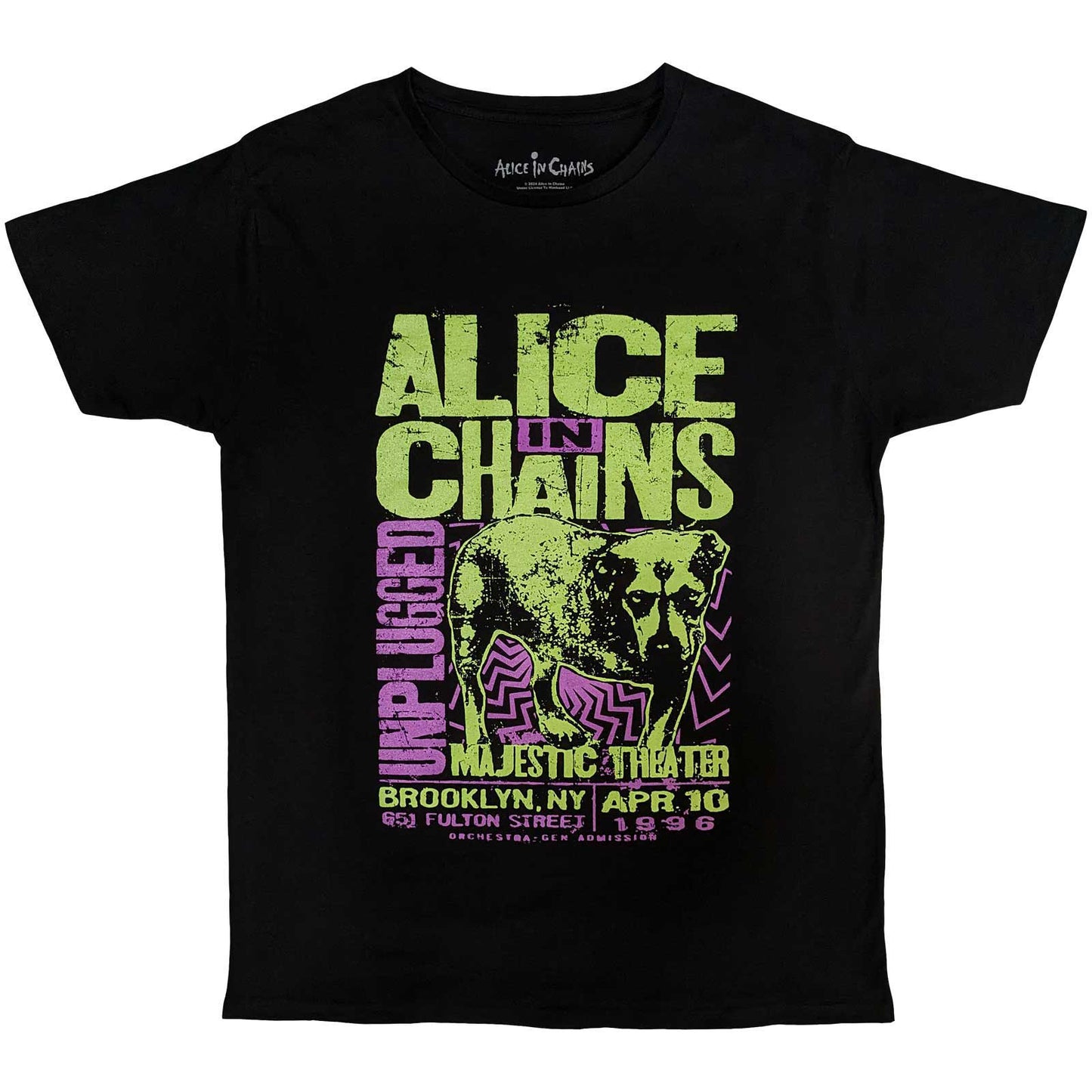 ALICE IN CHAINS - UNPLUGGED DOG - T-Shirt Black