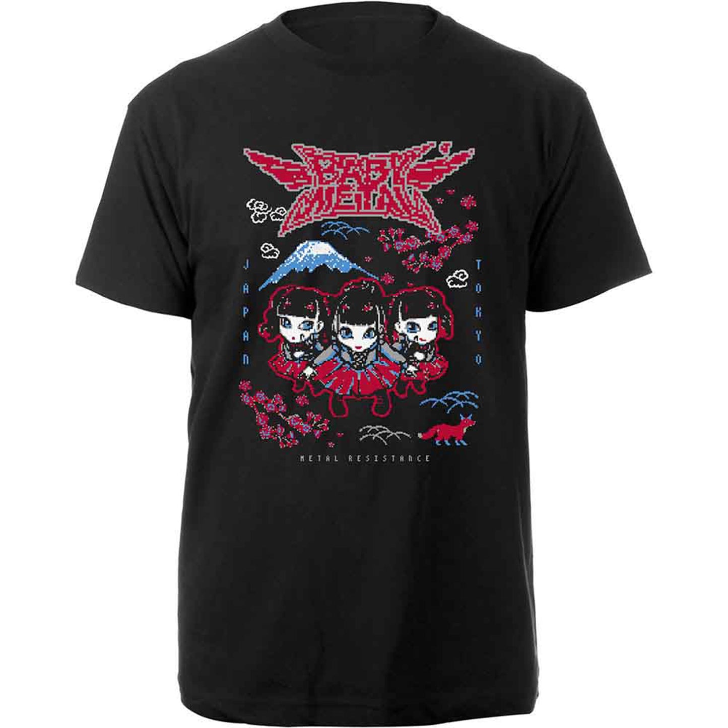 BABYMETAL - PIXEL TOKYO - T-Shirt Black