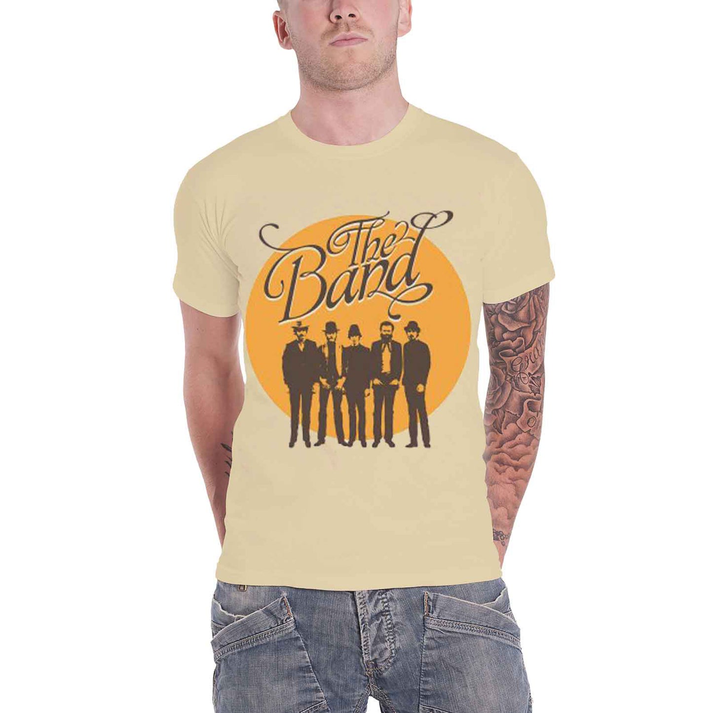 BAND, THE - CIRCLE LOGO - T-Shirt Neutral