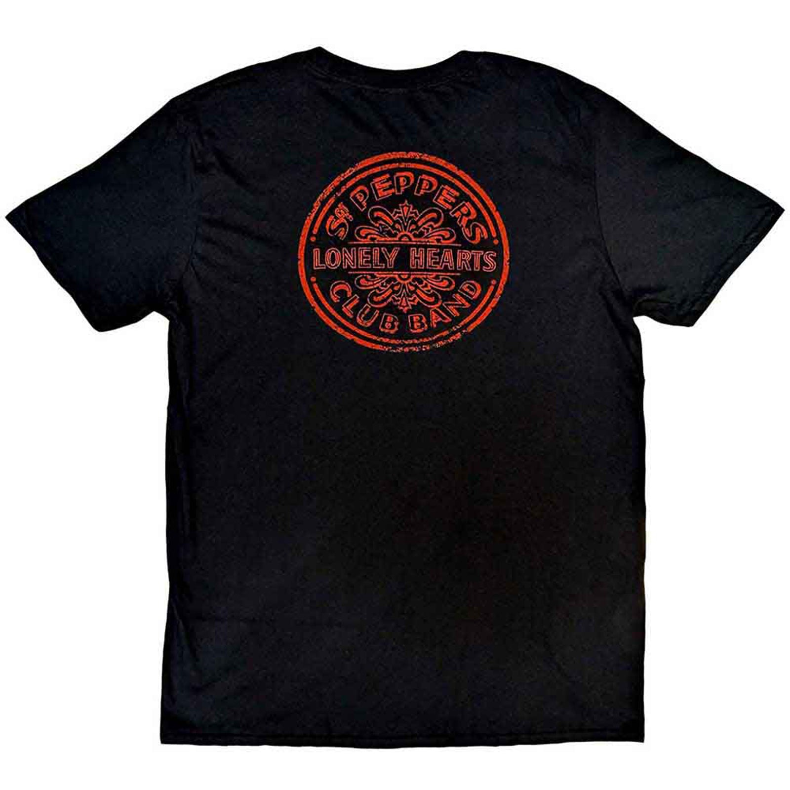 BEATLES, THE - VINTAGE SGT PEPPER - T-Shirt Black (Back Print)