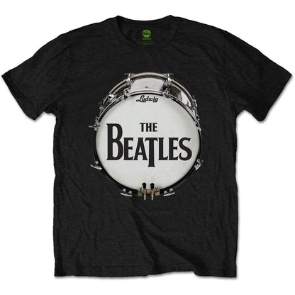 BEATLES, THE - ORIGINAL DRUM SKIN - T-Shirt Black