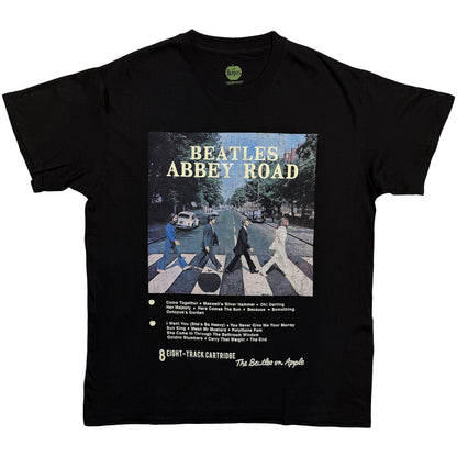 BEATLES, THE - ABBEY ROAD 8 TRACK - T-Shirt Black