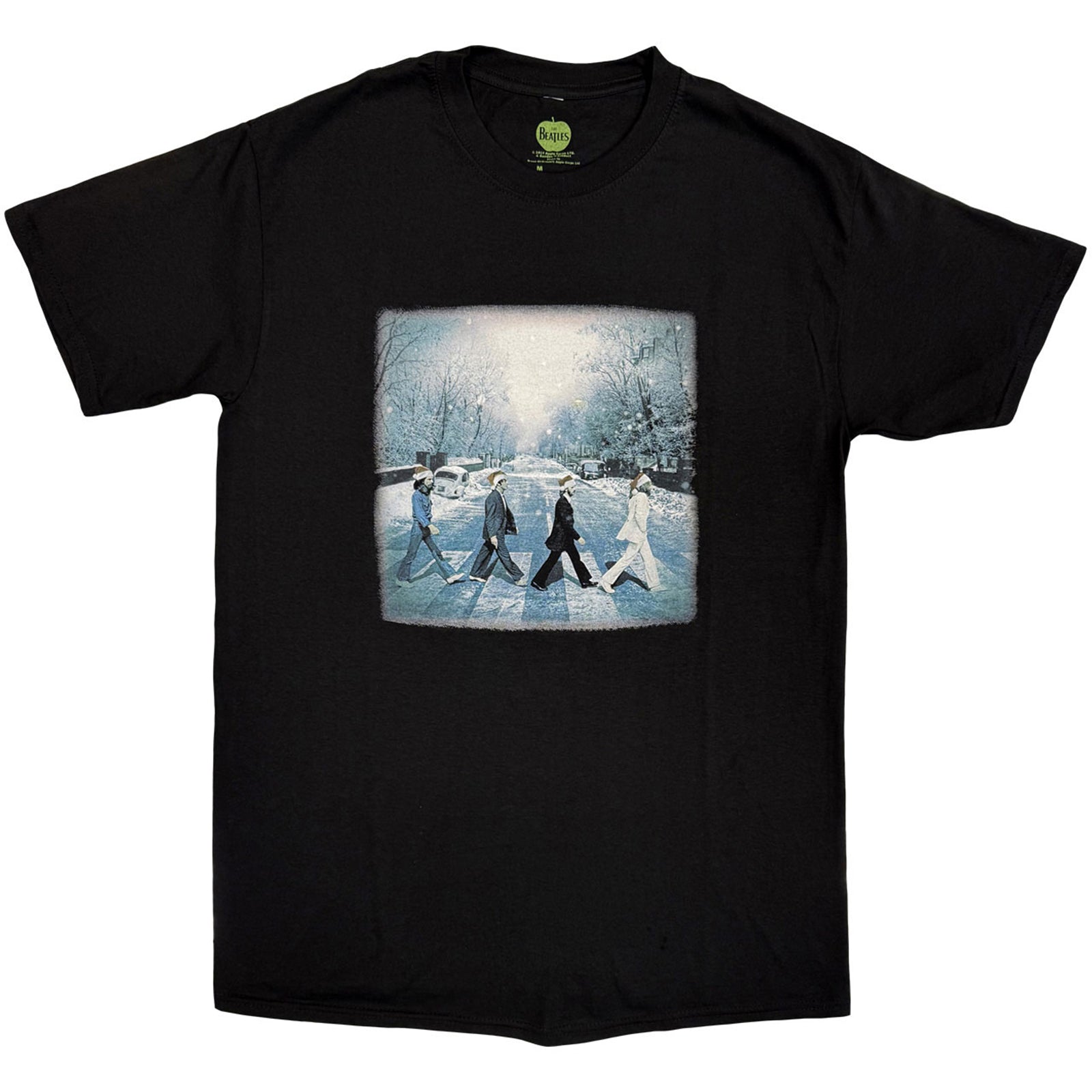 BEATLES, THE - ABBEY CHRISTMAS - T-Shirt Black