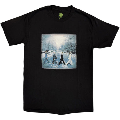 BEATLES, THE - ABBEY CHRISTMAS - T-Shirt Black