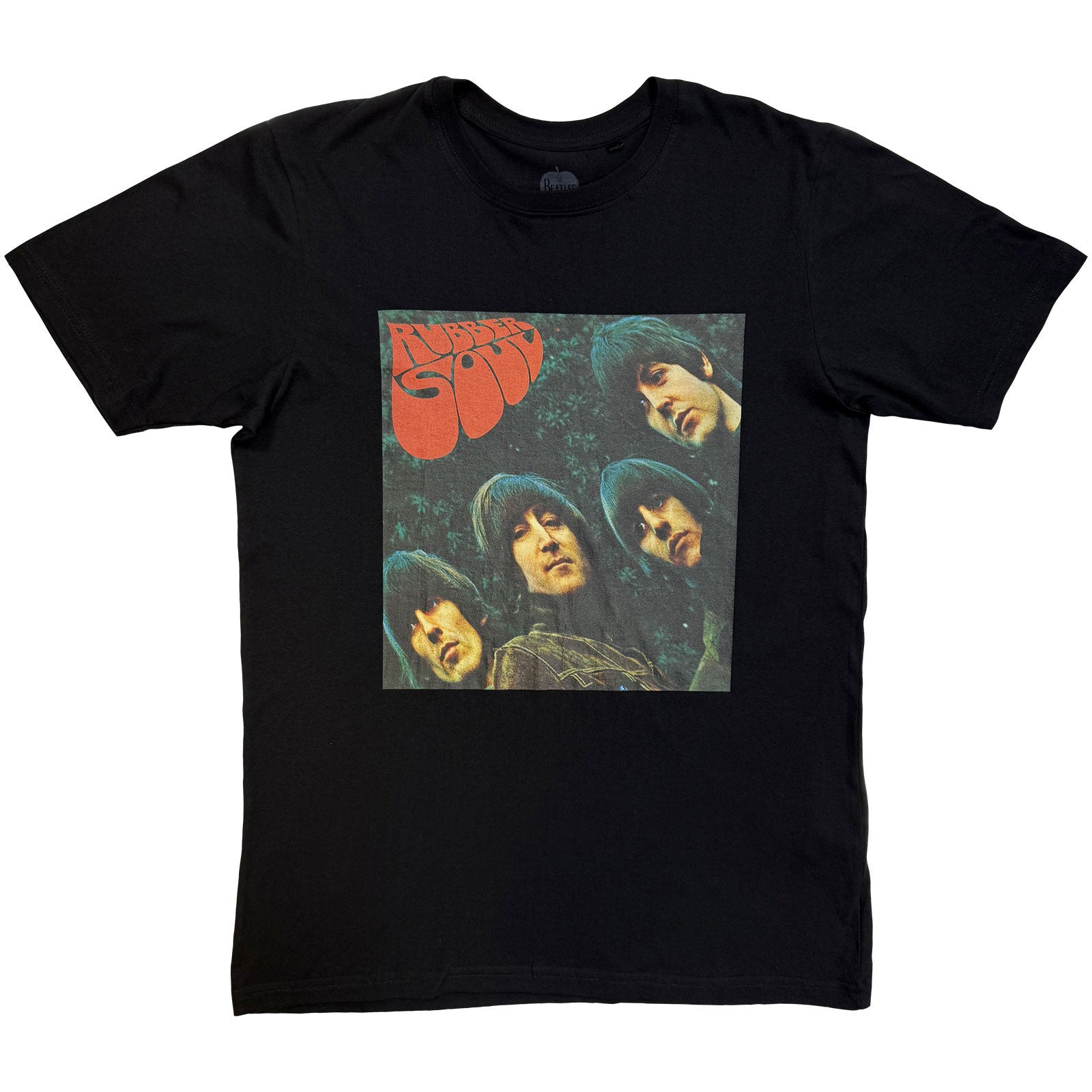 BEATLES, THE - RUBBER SOUL ALBUM COVER - T-Shirt Black