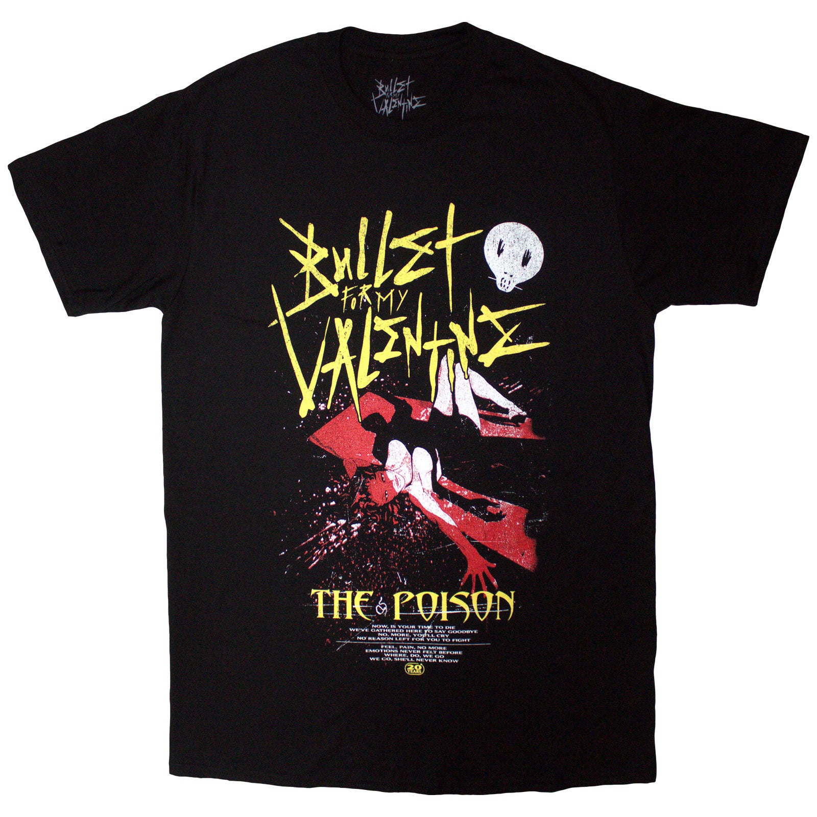 BULLET FOR MY VALENTINE - THE POISON COVER - T-Shirt Black