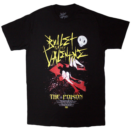 Bullet For My Valentine メンバー直筆サイン入りTシャツ BULLET FOR MY VALENTINE - THE POISON COVER - T-Shirt Black