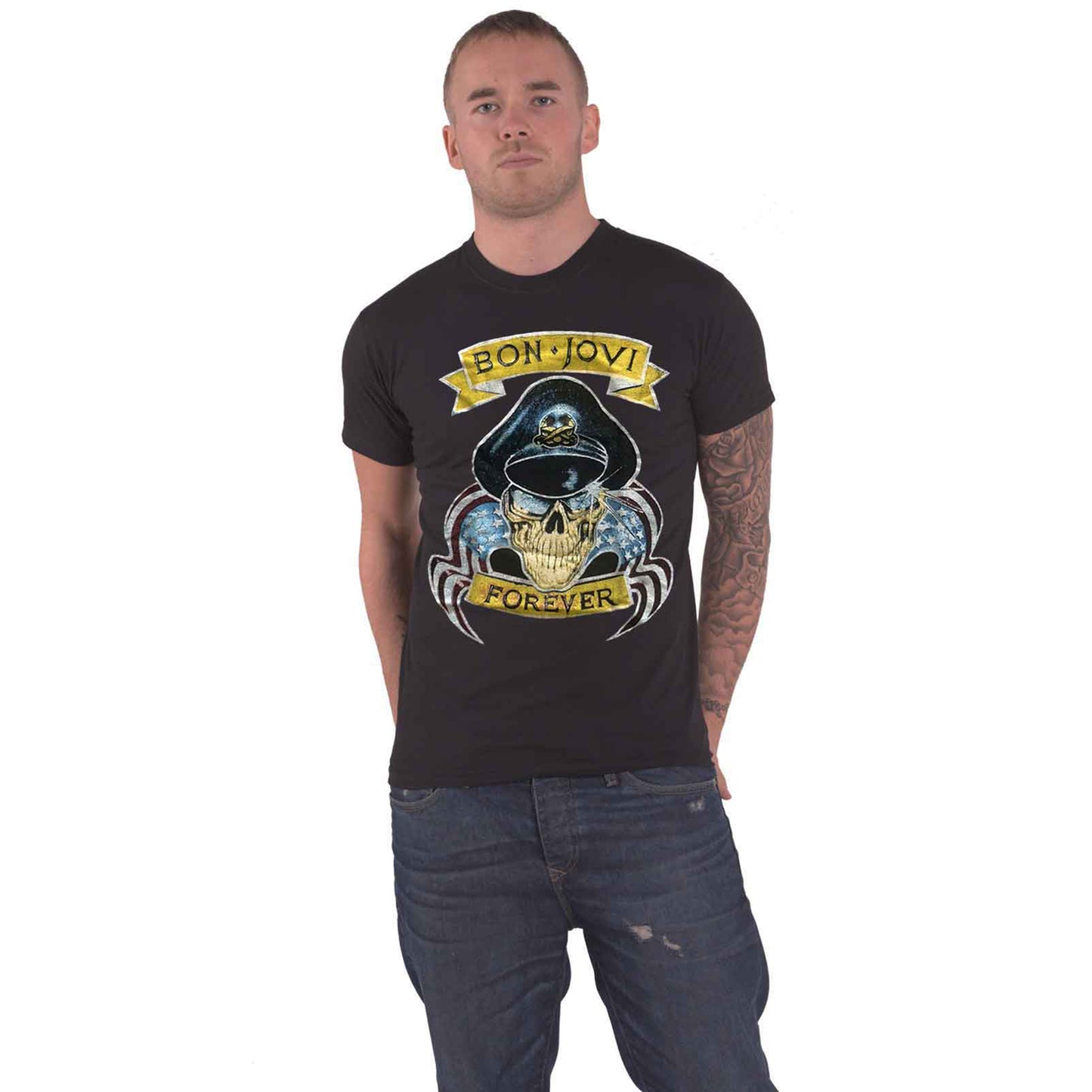 BON JOVI - FOREVER - T-Shirt Black