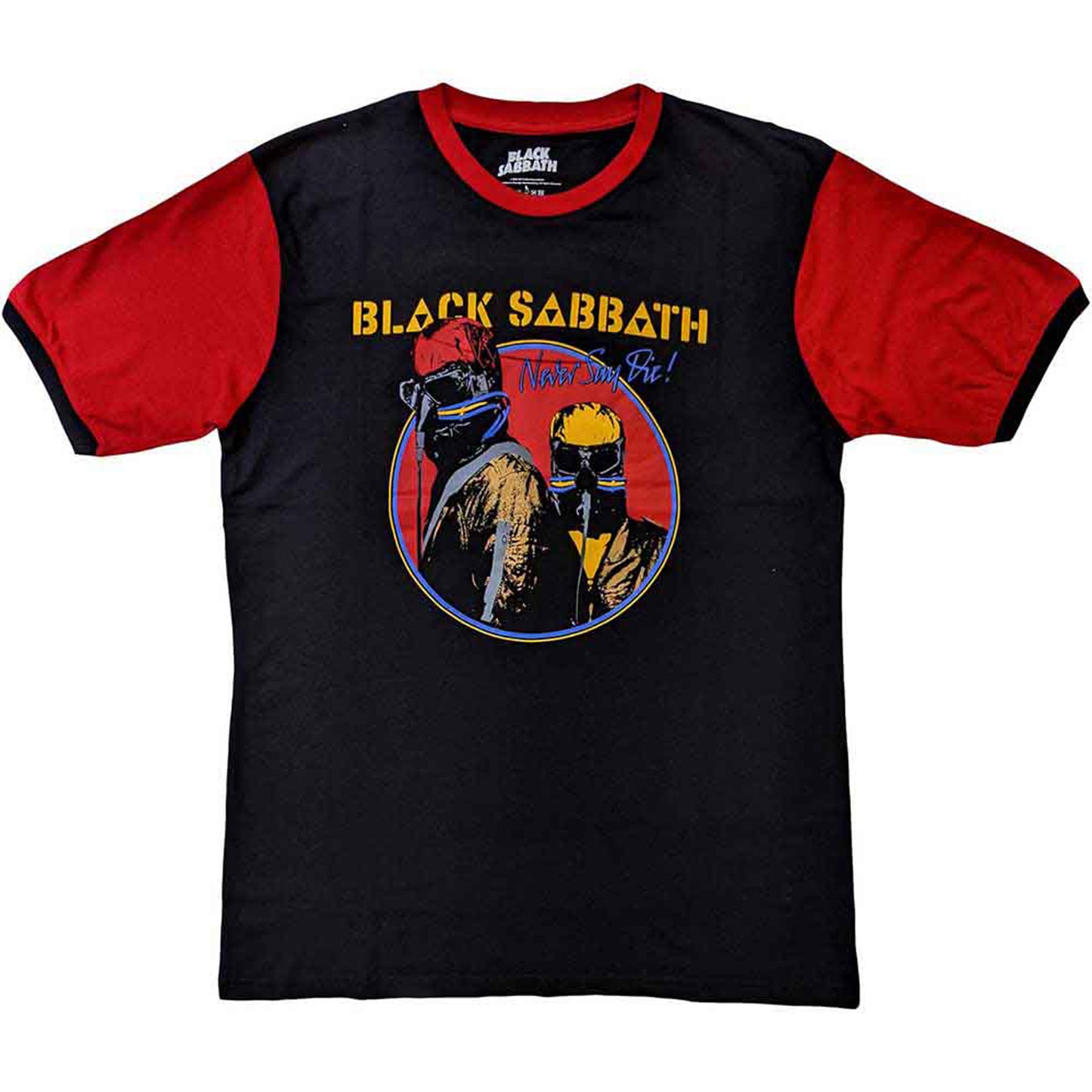 BLACK SABBATH - NEVER SAY DIE - Ringer T-Shirt Multicolour