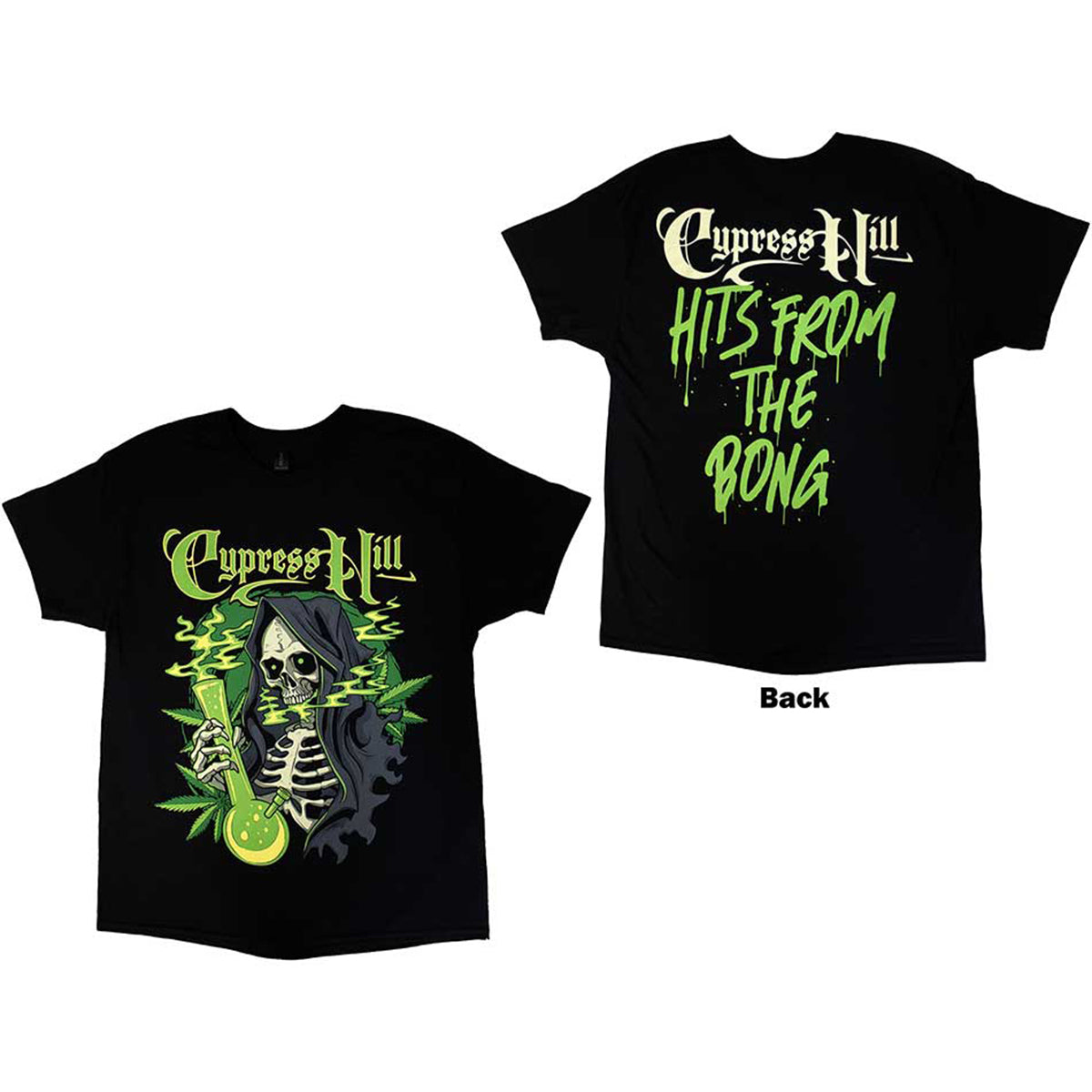 CYPRESS HILL - SKULL BONG - T-Shirt Black
