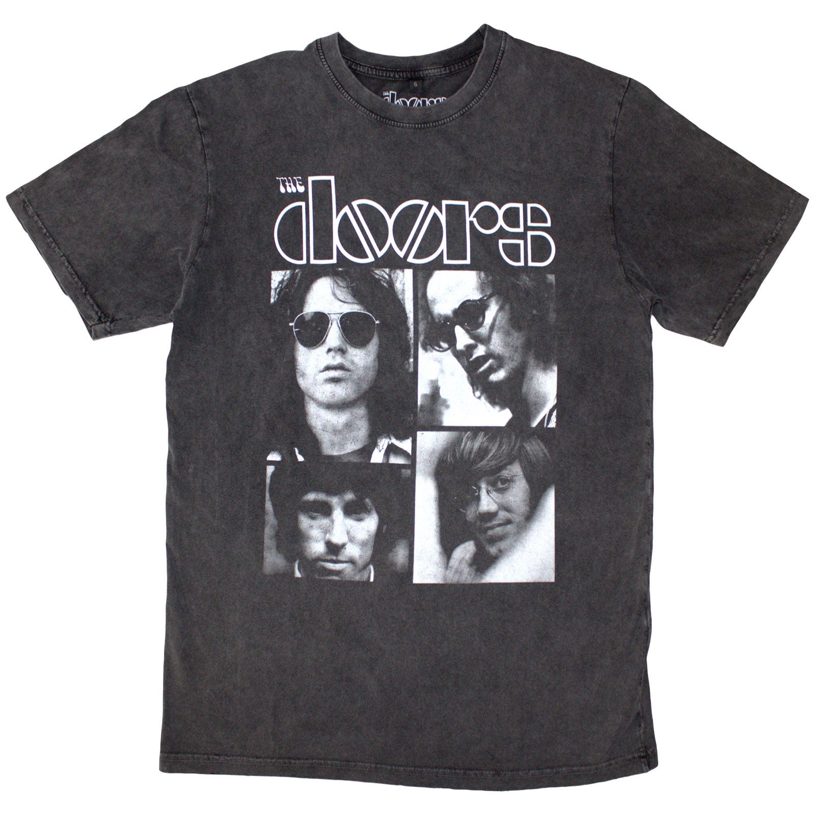 DOORS, THE - SQUARES - Stone Wash T-Shirt Grey
