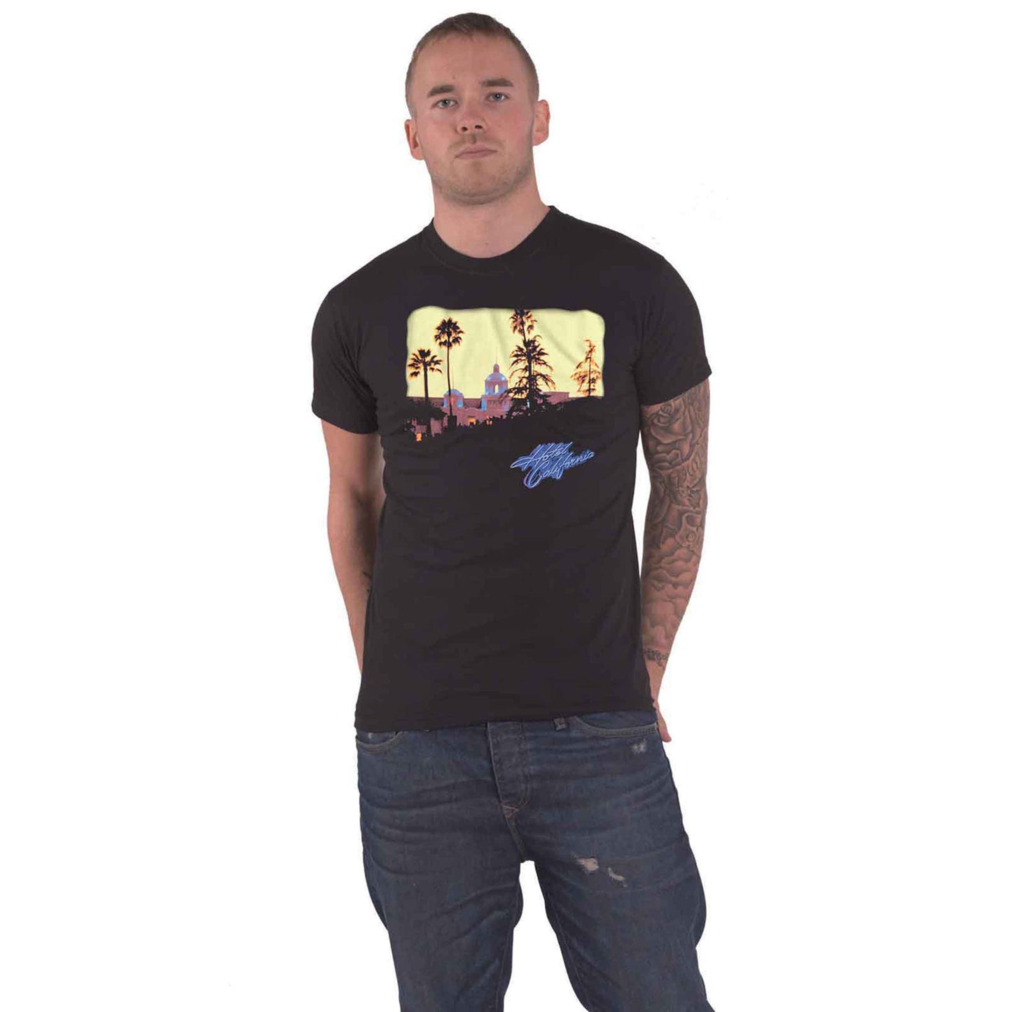 EAGLES - HOTEL CALIFORNIA - T-Shirt Black