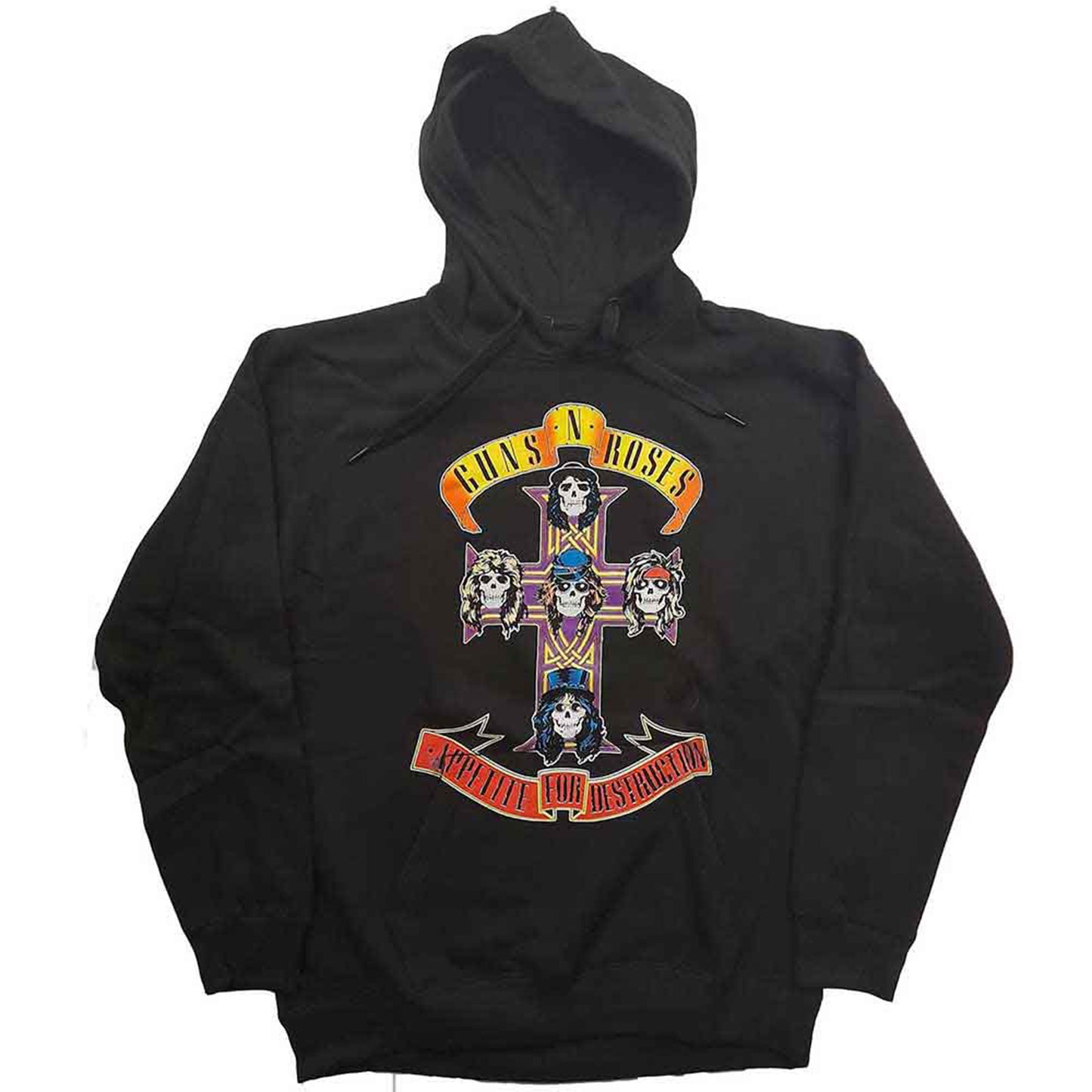 GUNS N ROSES - APPETITE FOR DESTRUCTION - Pullover Hoodie Black