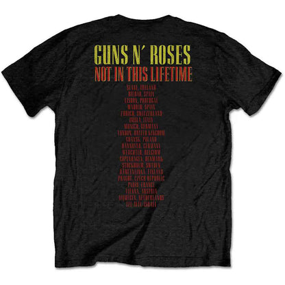 GUNS N ROSES - PISTOLS & ROSES - T-Shirt Black (Back Print)
