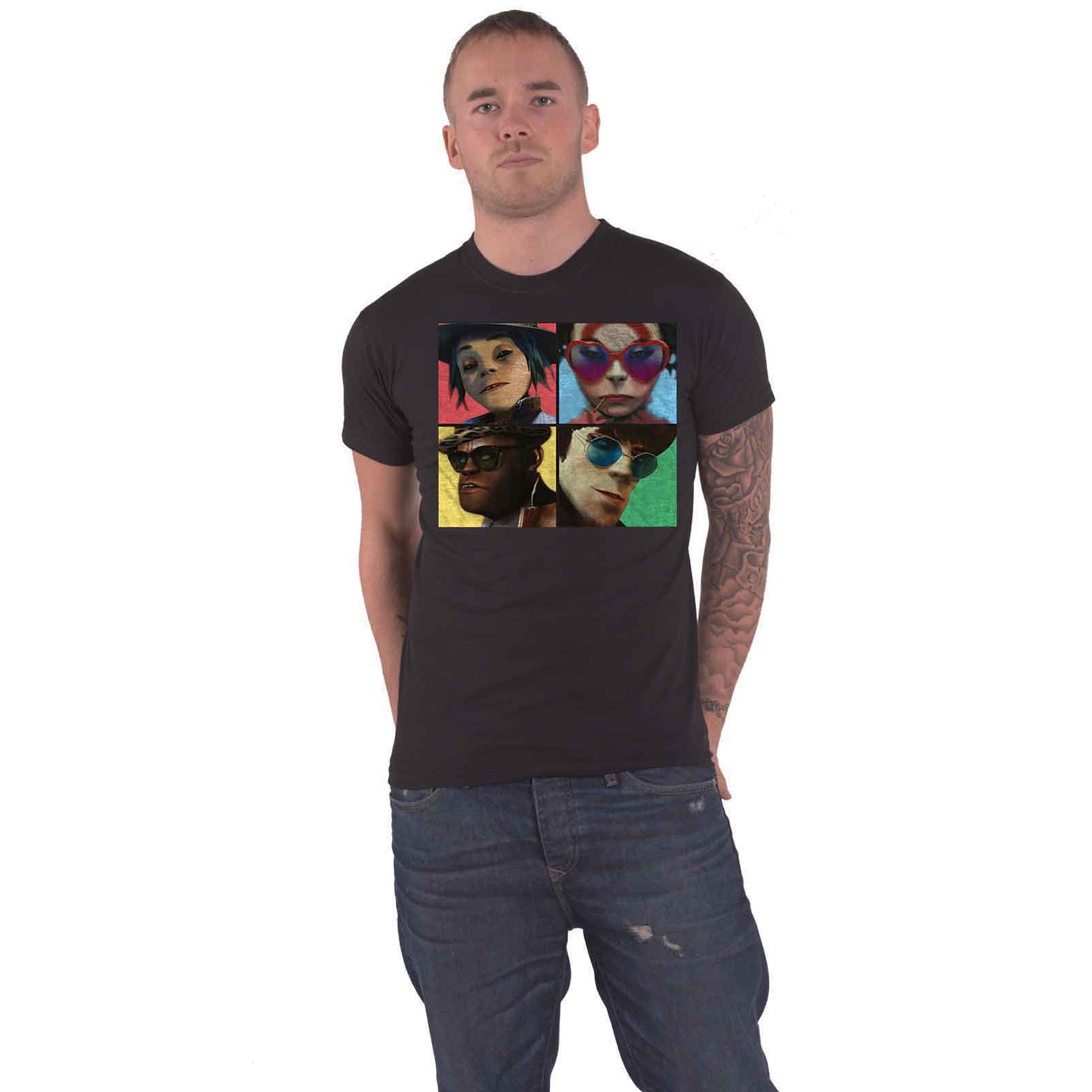 GORILLAZ - HUMANZ - T-Shirt Black