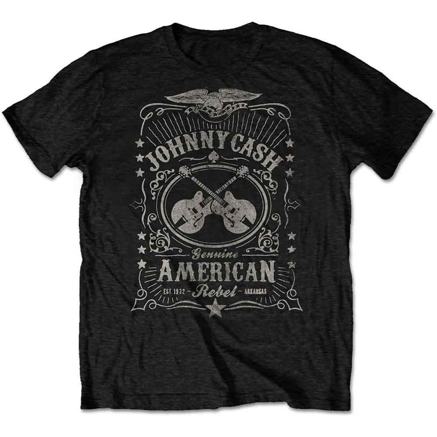 JOHNNY CASH - AMERICAN REBEL 2 - T-Shirt Black