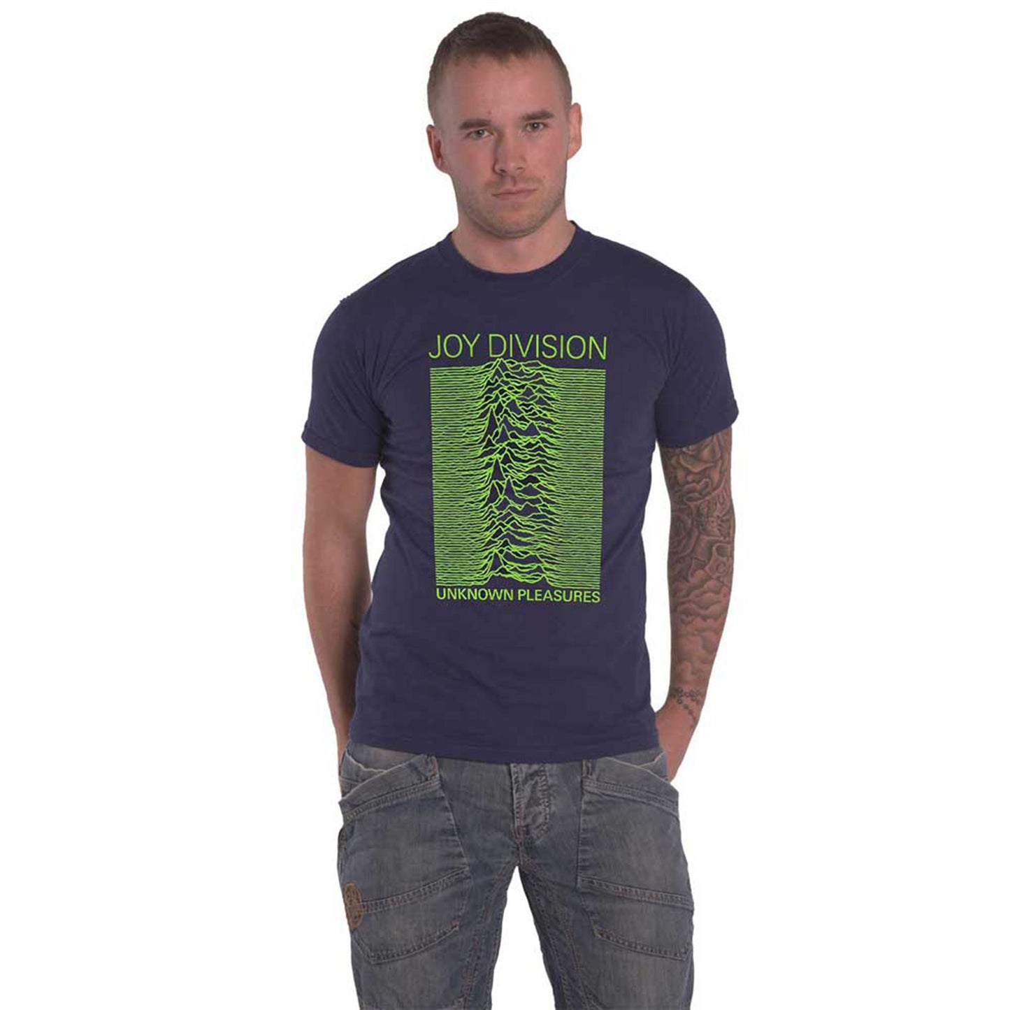 JOY DIVISION - UNKNOWN PLEASURES FP - T-Shirt Blue