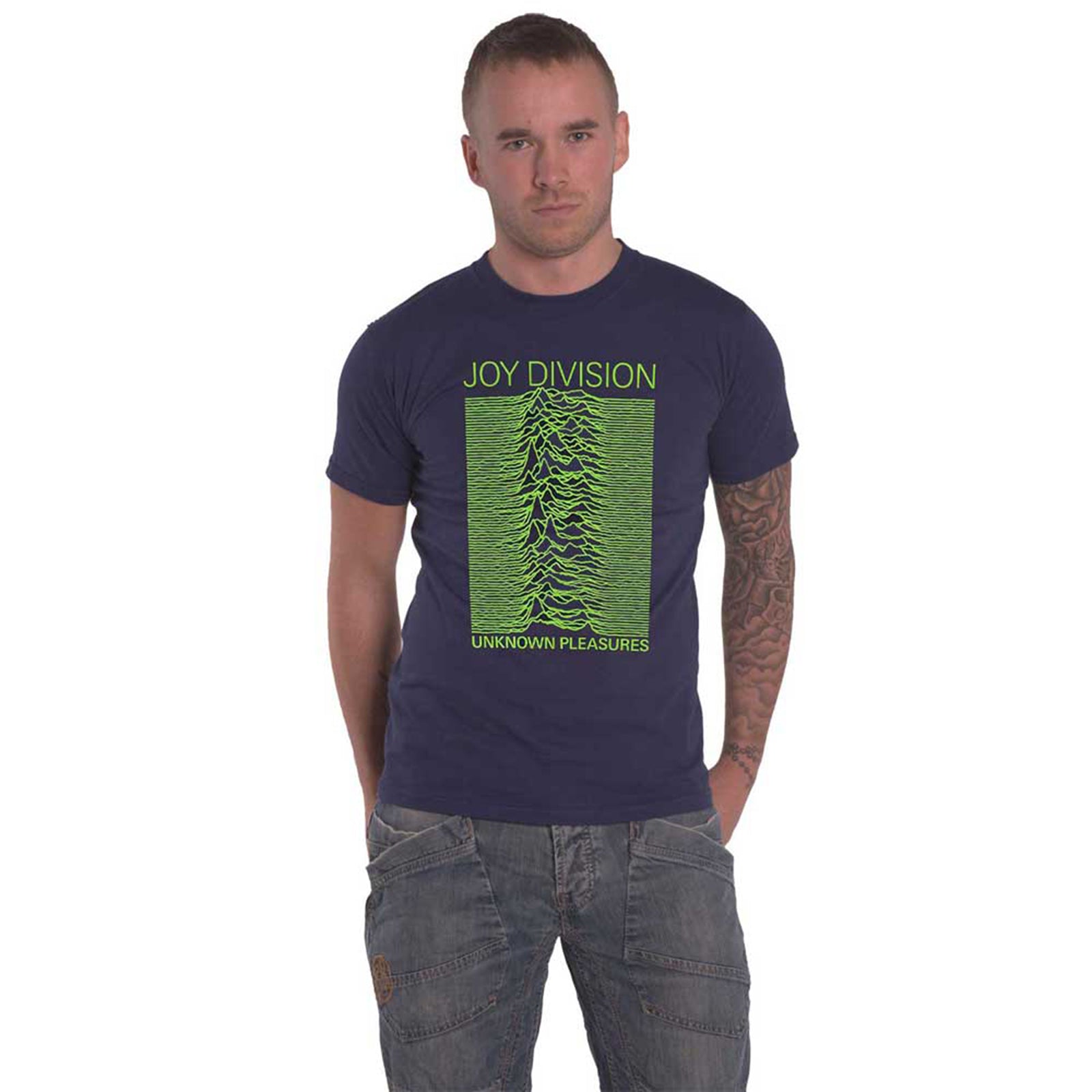 JOY DIVISION - UNKNOWN PLEASURES FP - T-Shirt Blue