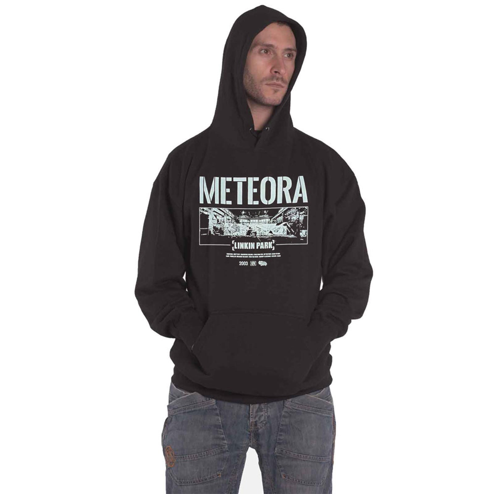 LINKIN PARK - METEORA WALL ART - Pullover Hoodie Black