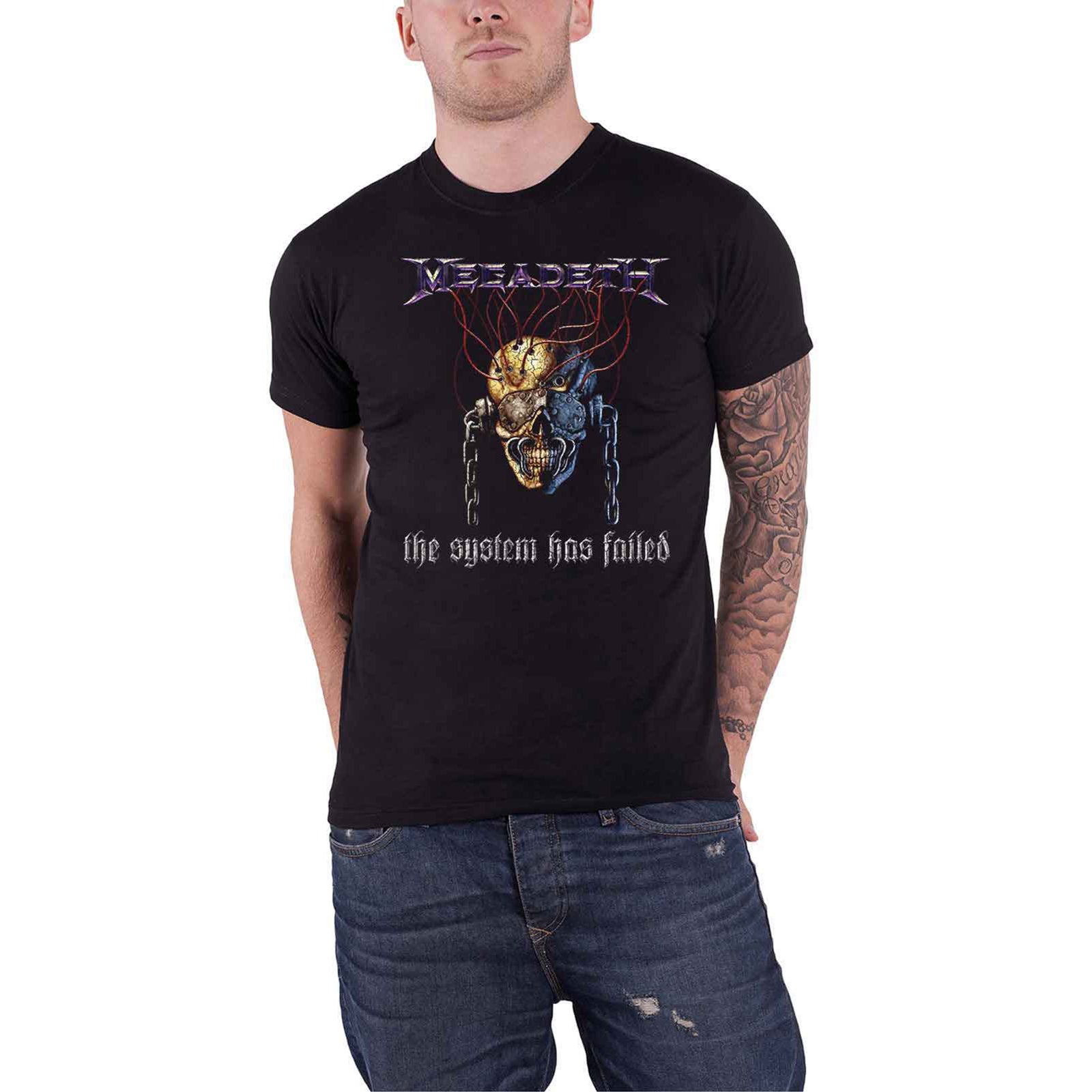 MEGADETH - SYSTEMS FAIL - T-Shirt Black