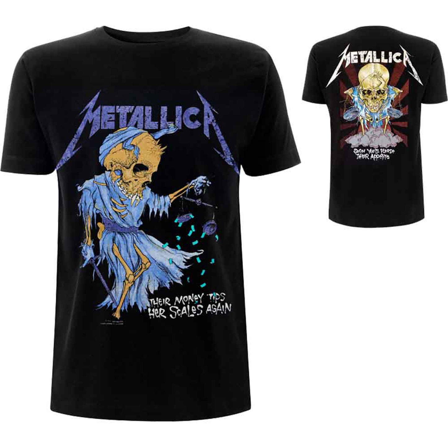 METALLICA - DORIS - T-Shirt Black (Back Print)