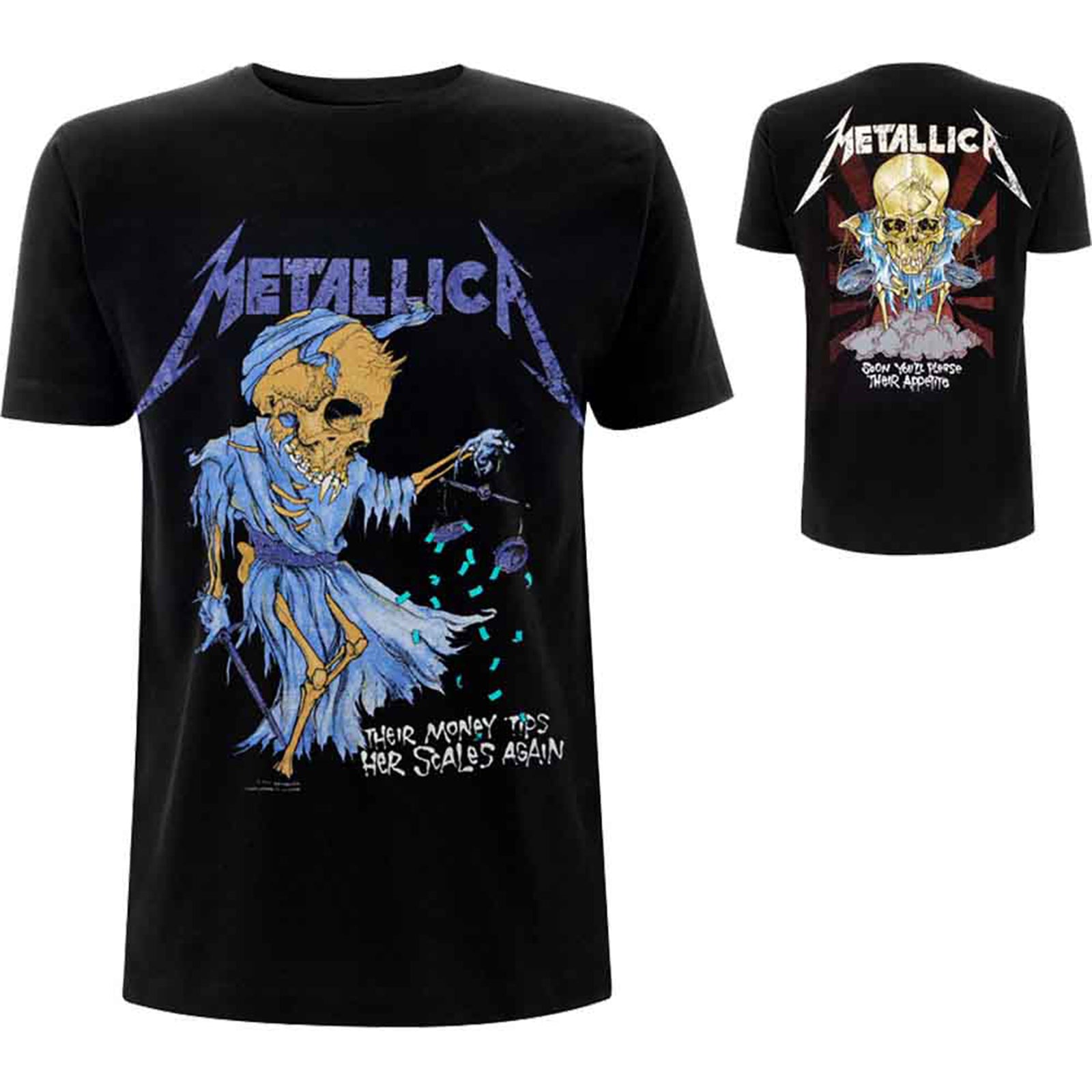 METALLICA - DORIS - T-Shirt Black (Back Print)