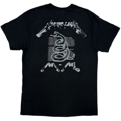 METALLICA - 4 FACES - T-Shirt Black (Back Print)