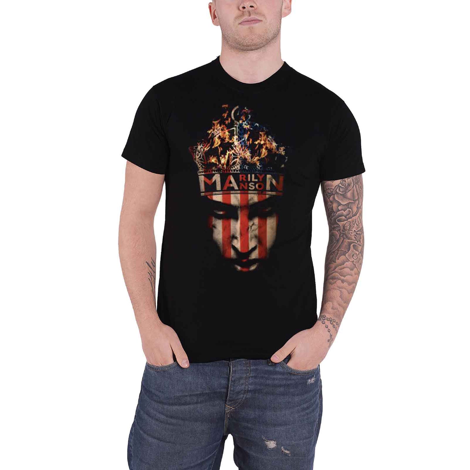 MARILYN MANSON - CROWN - T-Shirt Black