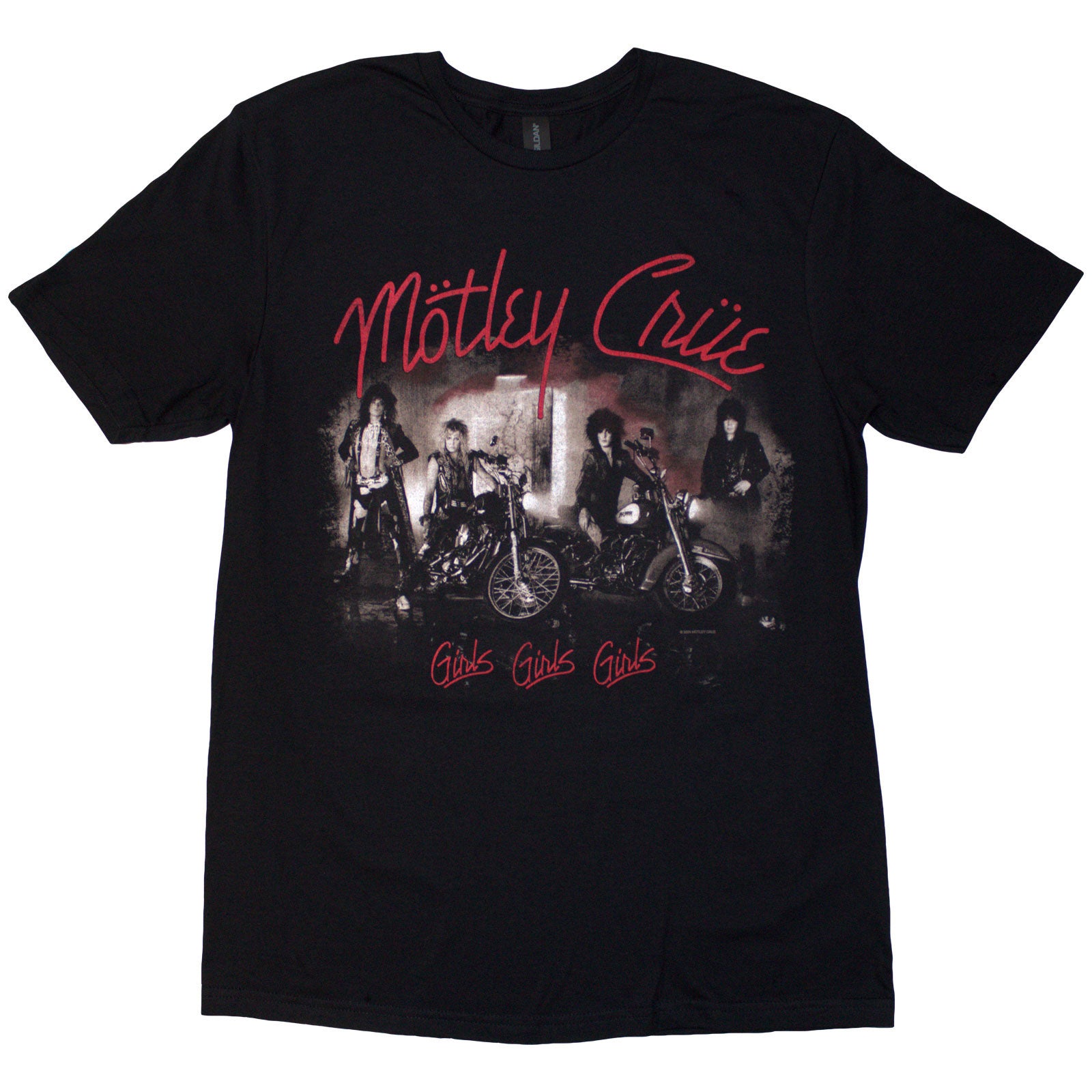 MOTLEY CRUE - GIRLS, GIRLS, GIRLS VINTAGE - T-Shirt Black