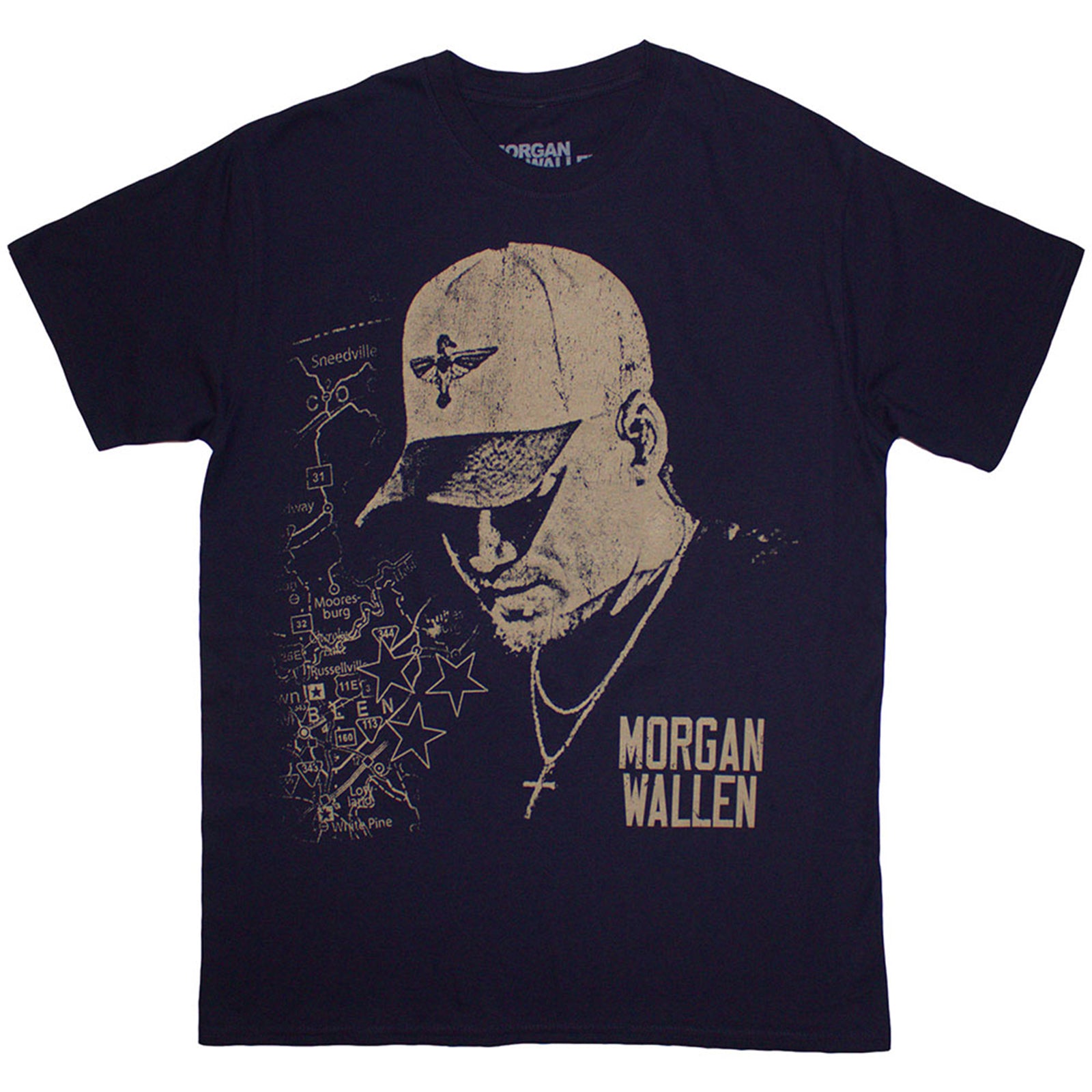 MORGAN WALLEN - CAP - T-Shirt Blue