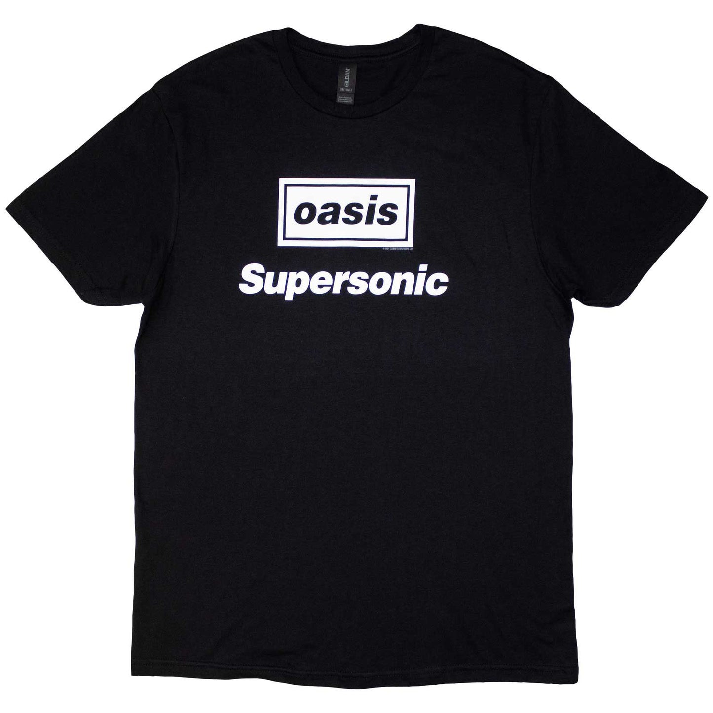 OASIS - SUPERSONIC TITLE - T-Shirt Black