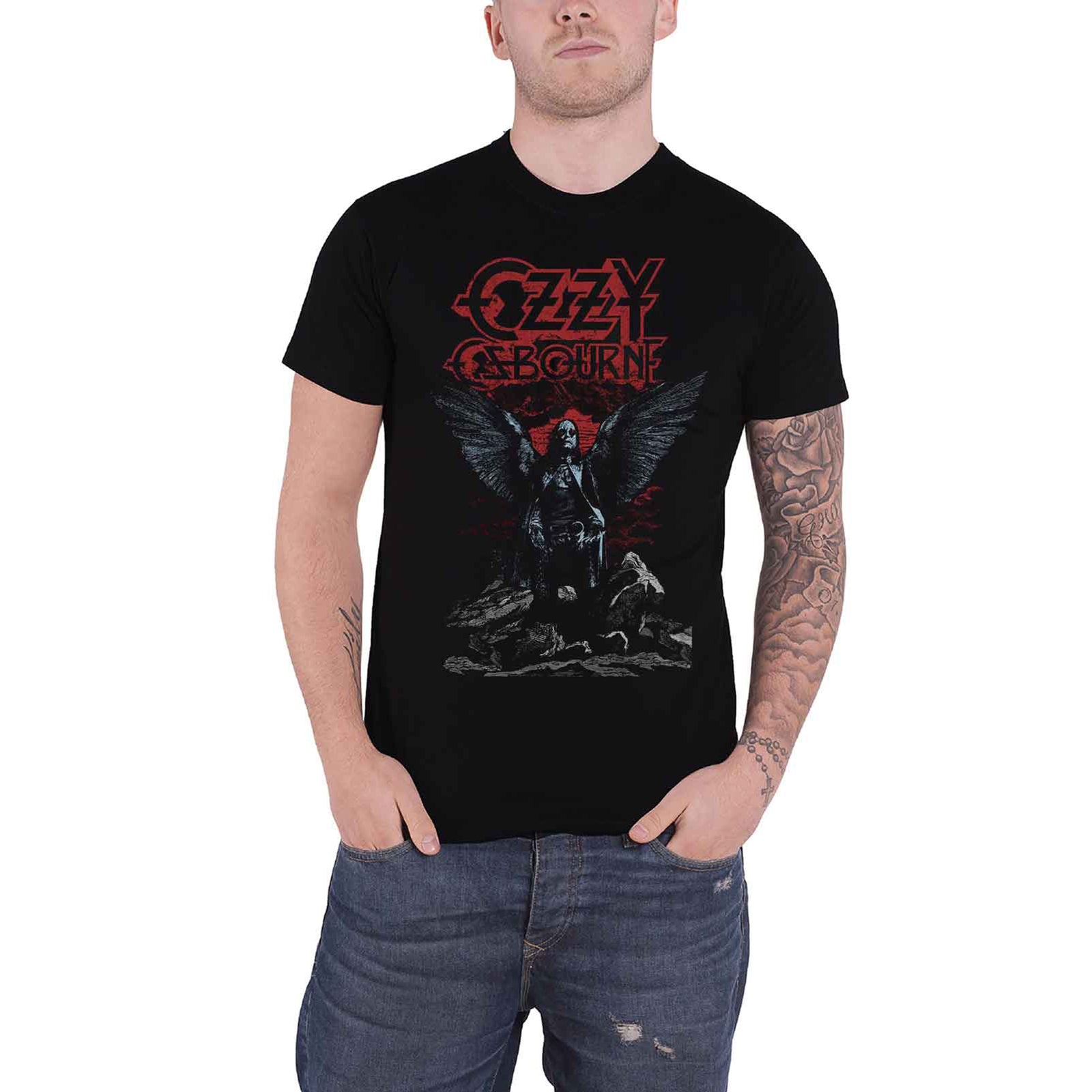 OZZY OSBOURNE - ANGEL WINGS - T-Shirt Black
