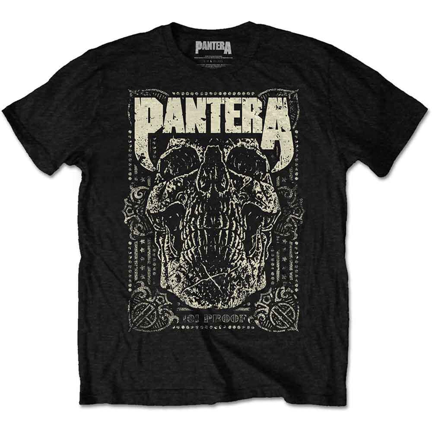PANTERA - 101 PROOF SKULL - T-Shirt Black