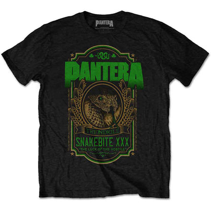 PANTERA - SNAKEBITE XXX LABEL - T-Shirt Black