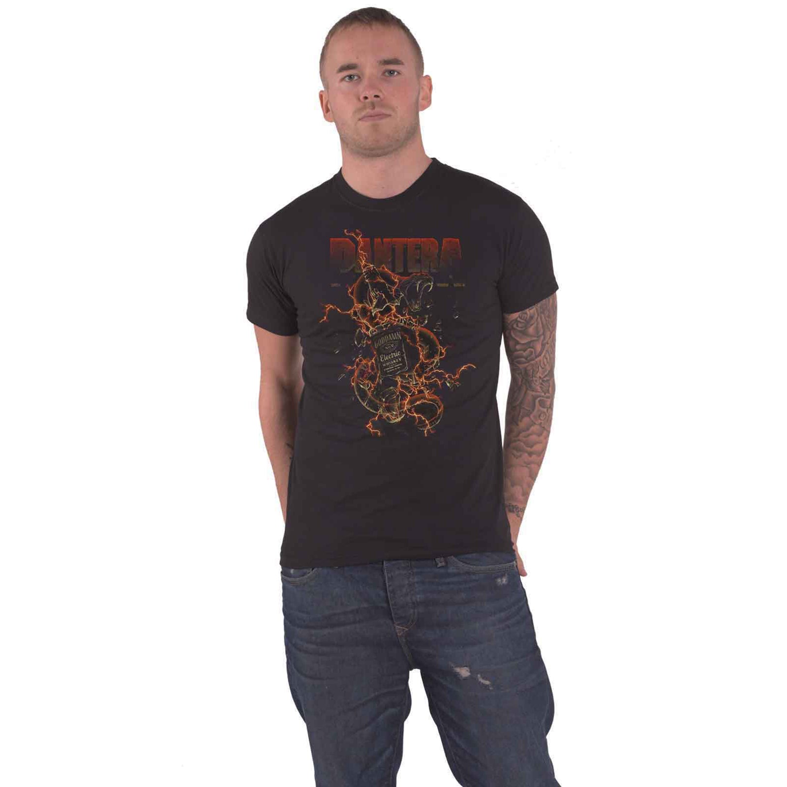 PANTERA - GODDAMN WHISKEY - T-Shirt Black
