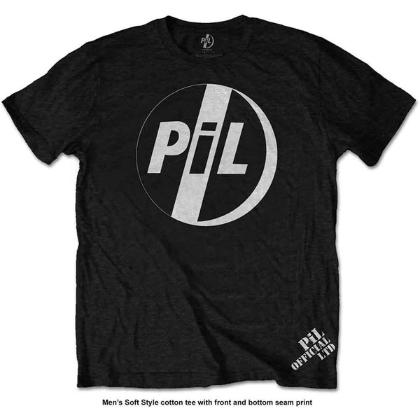 ミュージシャン T-Pablow ON THE ROAD LOGO T-SHIRT PIL (PUBLIC IMAGE LTD) - WHITE LOGO - T-Shirt Black